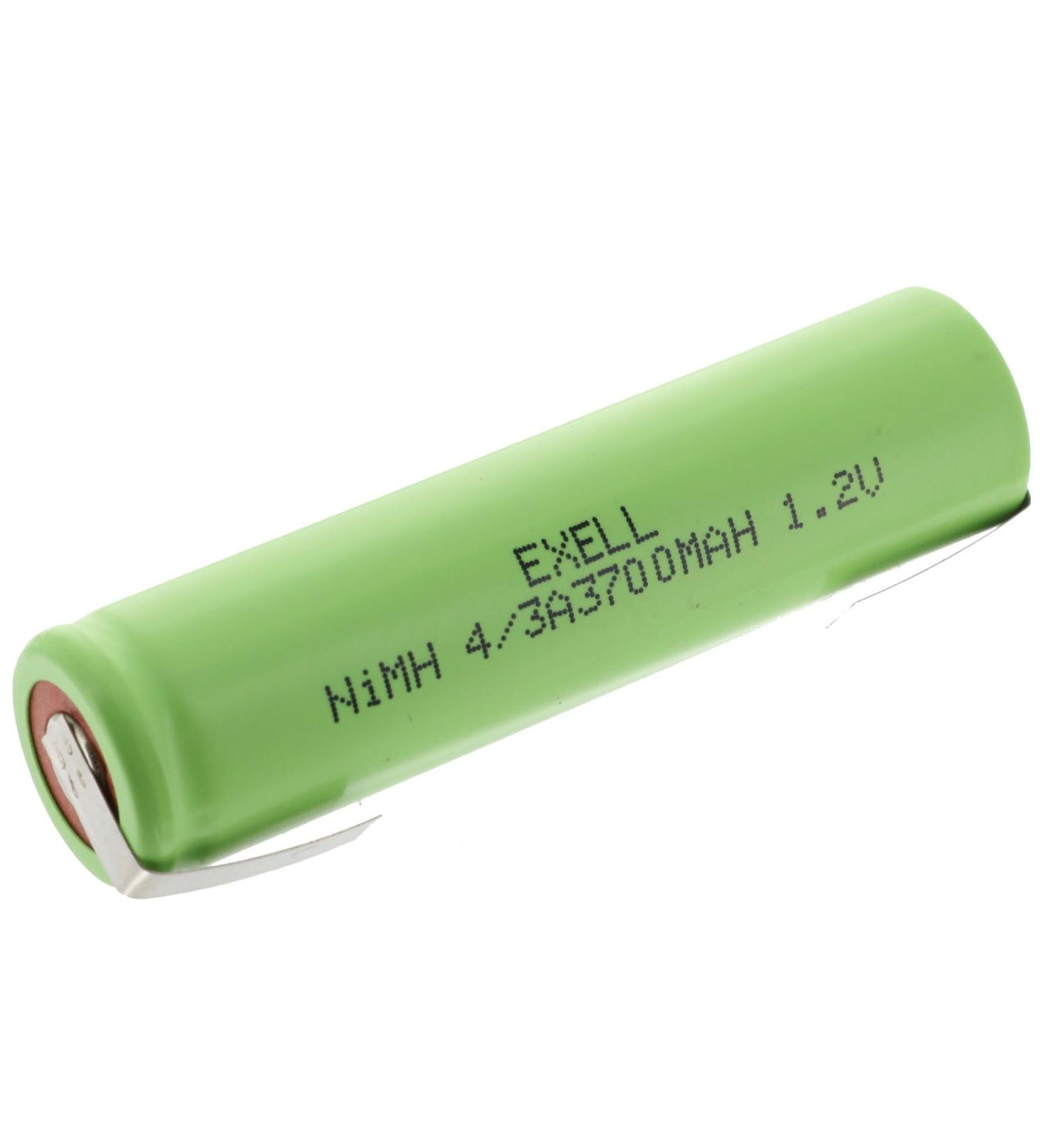 Exell 1.2V 4/3A 4200mAh NiMH Rechargeable Battery w/Tabs - High Power for Telecom UPS Smart Grid RC Devices & Electric Tools - Buy Online on GoSupps.com