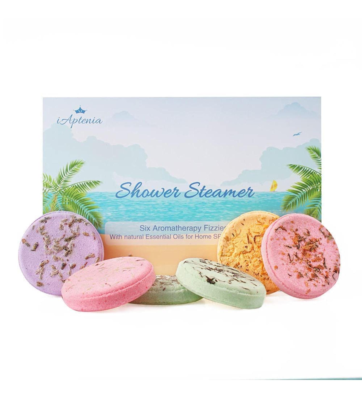 Essential Oil Aromatherapy Shower Steamers - 6 Tablets with Essential Oils - Buy Online on GoSupps.com