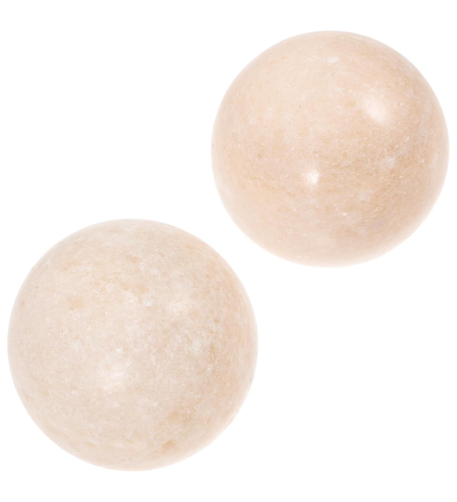 Minkissy 2-in-1 Jade Fitness Handballs | Wellness Gifts & Massage Balls for Healthy Living | Portable Hand Training & Boccia Sports Equipment - Buy Online on GoSupps.com