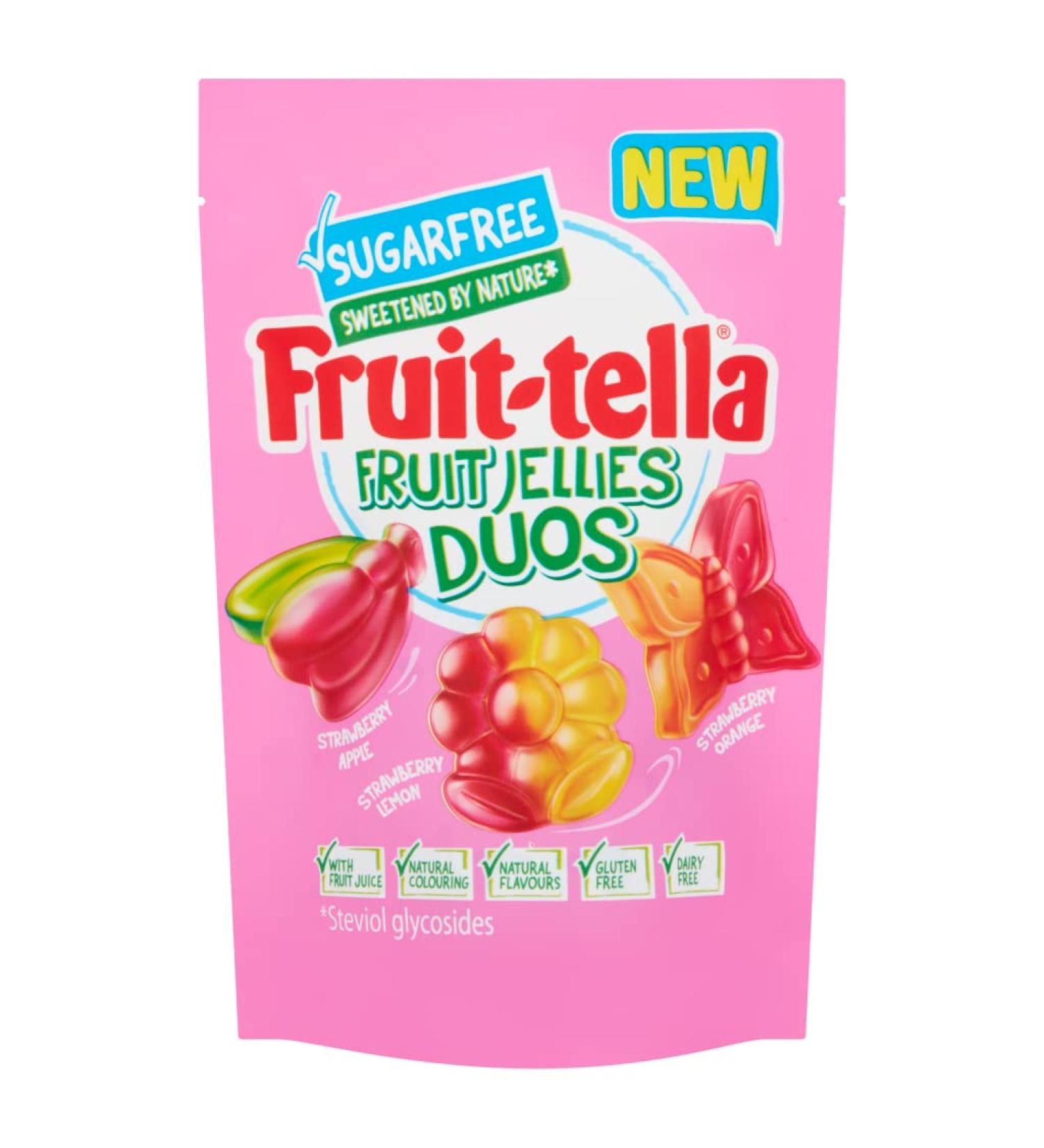Fruittella Sugarfree Fruit Jellies Duos 90g