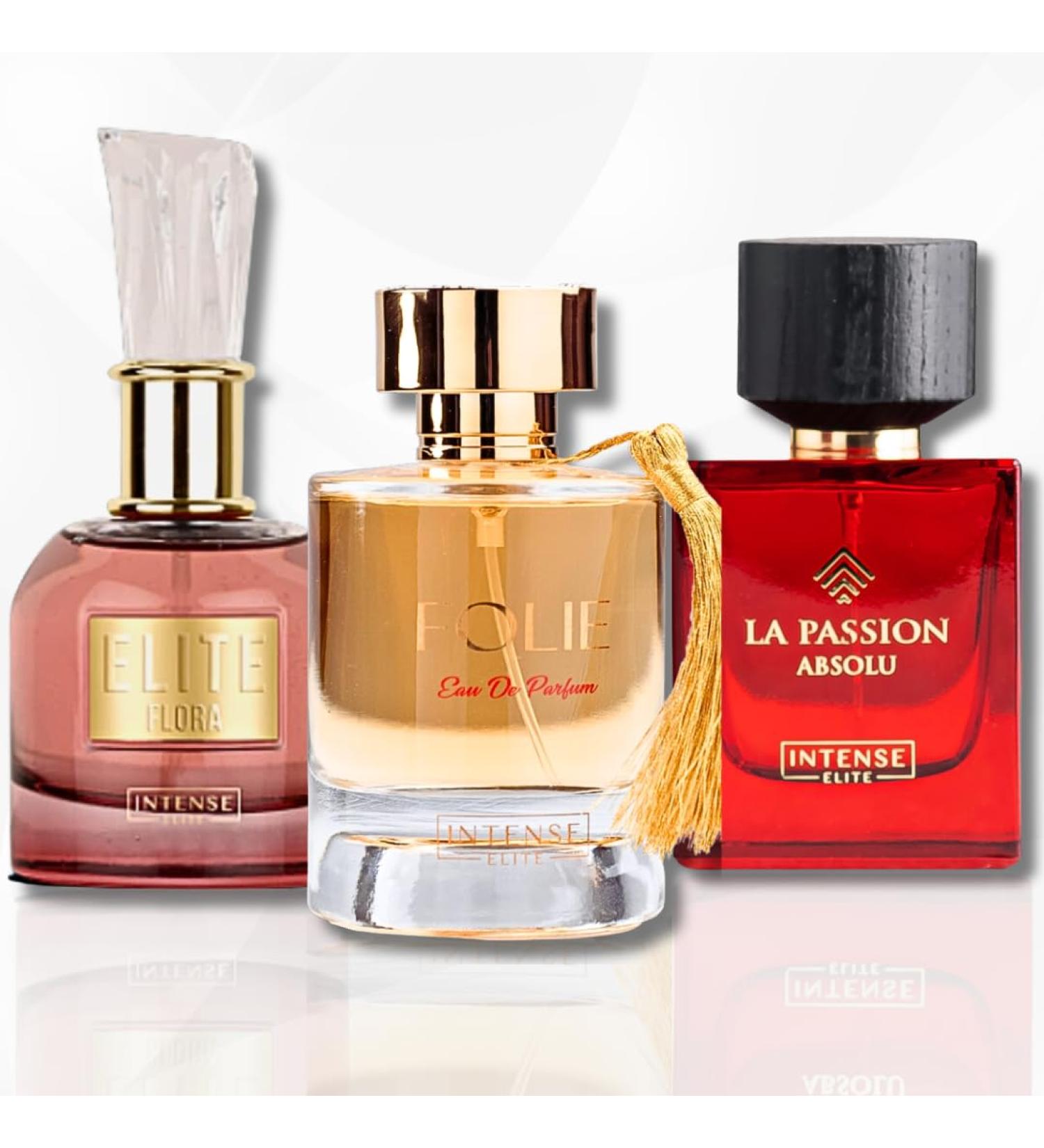 Arabian Perfumes for Women La Passion Absolu Folie Elite Flora (Pack of 3) Eau de Parfum Sprays 100ML (3.4 OZ) Luxurious & Floral Long-Lasting Perfume For Women Valentine s Day Gifts BUNDLE - Buy Online on GoSupps.com