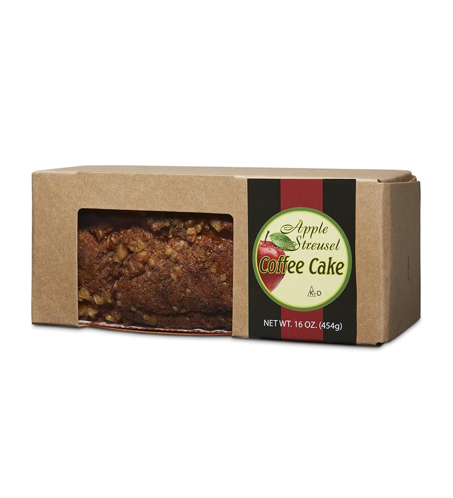 Beatrice Bakery Co. Apple Streusel Gourmet Coffee Cake with Cinnamon, Brown Sugar, and Walnut Topping - Buy Online on GoSupps.com