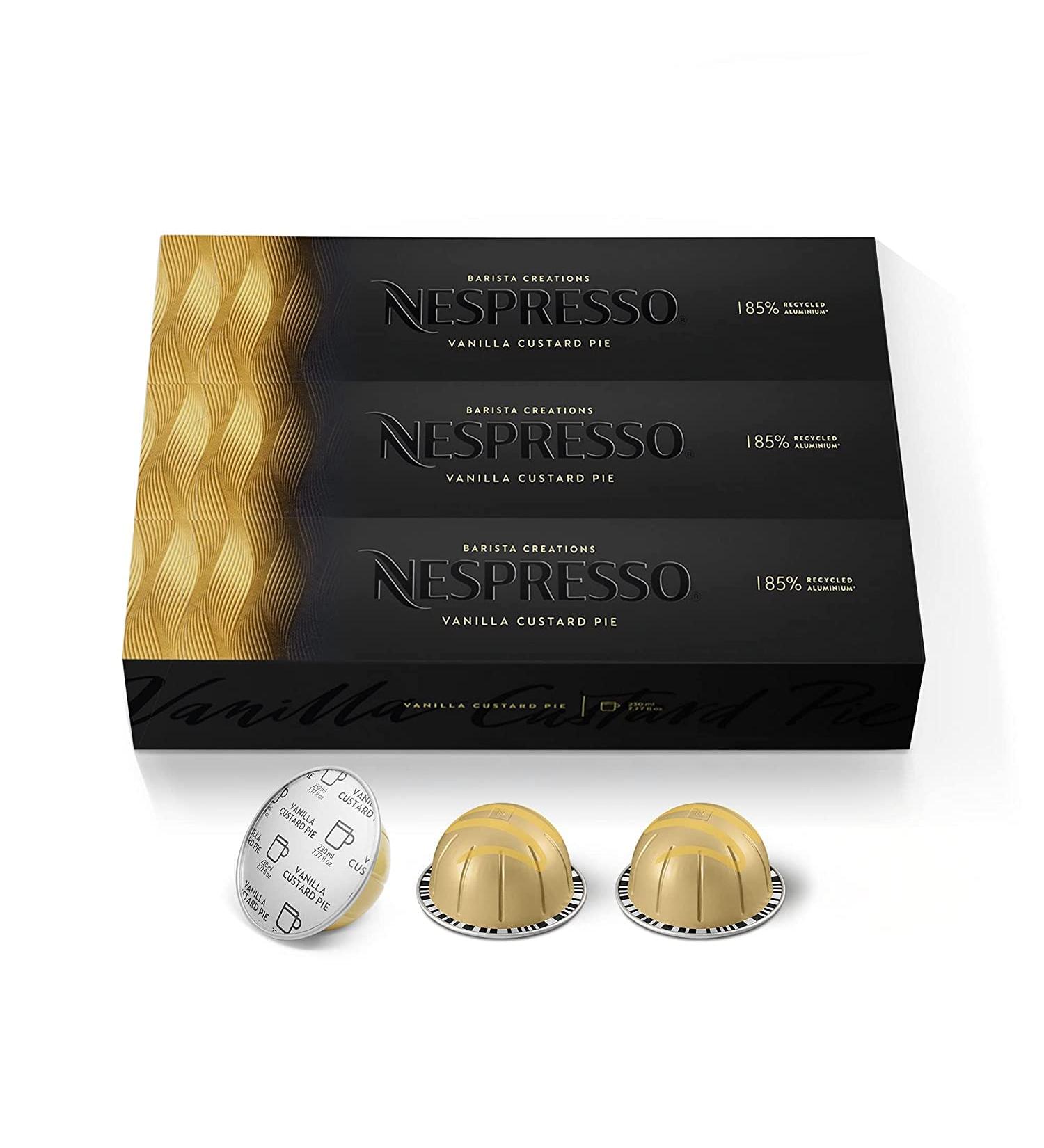 Nespresso VertuoLine (European version) Barista Creations Caf flavored with vanilla 30 capsules - Buy Online on GoSupps.com