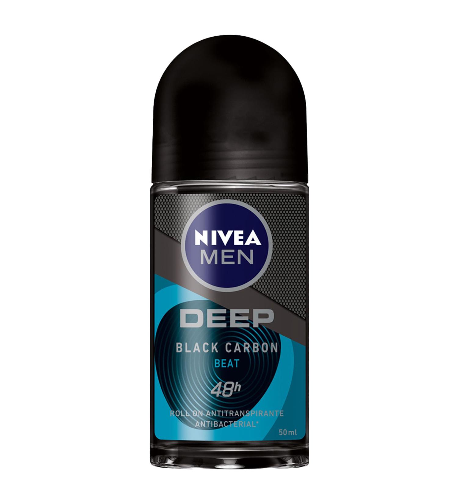 Nivea Men Deodorant Roll-On DEEP - BEAT+ ESPRESSO+ AMAZONIA 48h Antiperspirant 1.7oz (Pack of 3) | International Shipping Available - Buy Online on GoSupps.com