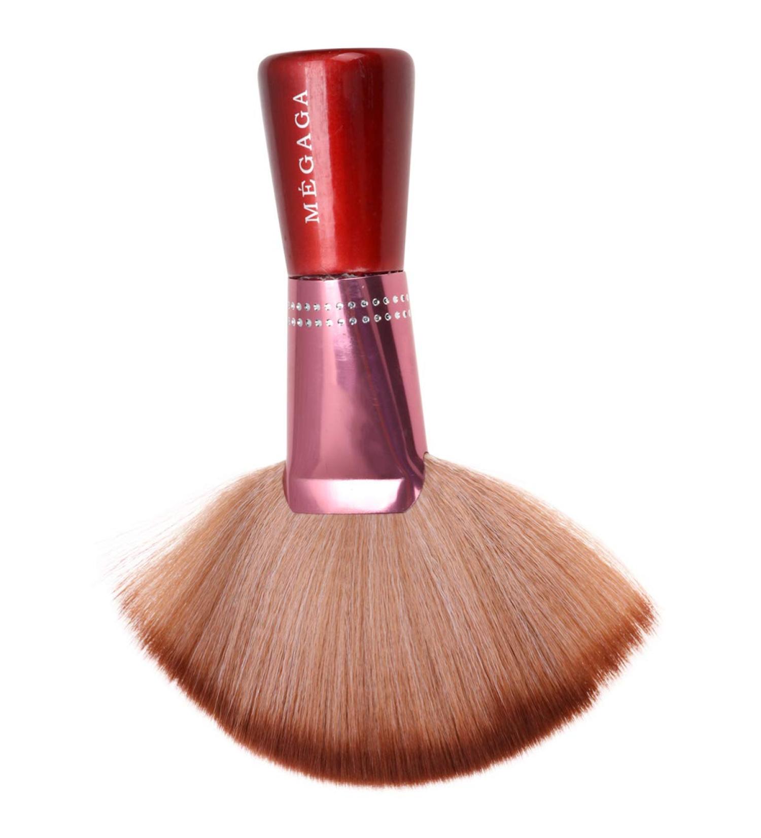 POPETPOP Powder Brush Fan Highlighter Brush Face Powder Hair Brush Makeup Foundation Brush Large Neck Duster Brush Cosmetics Brush Hair Cutting Brush Miss Headband Mineral Wooden 20x4x16cm Brown - Buy Online on GoSupps.com
