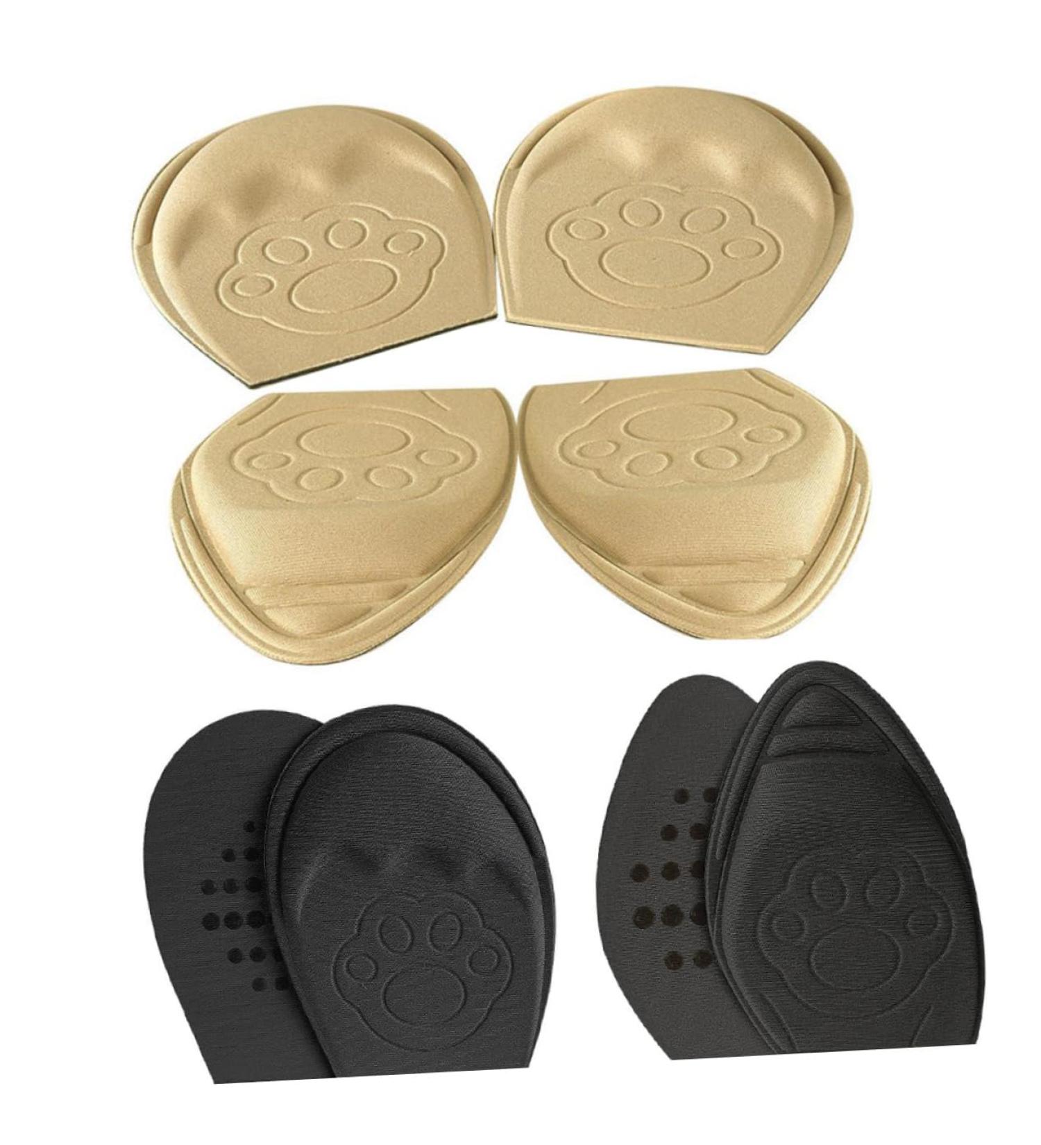 FOMIYES Forefoot Half Size Pad Insoles - 4 Pairs Breathable High Heel Inserts & Cushion Shoe Pads for Comfort - Buy Online on GoSupps.com