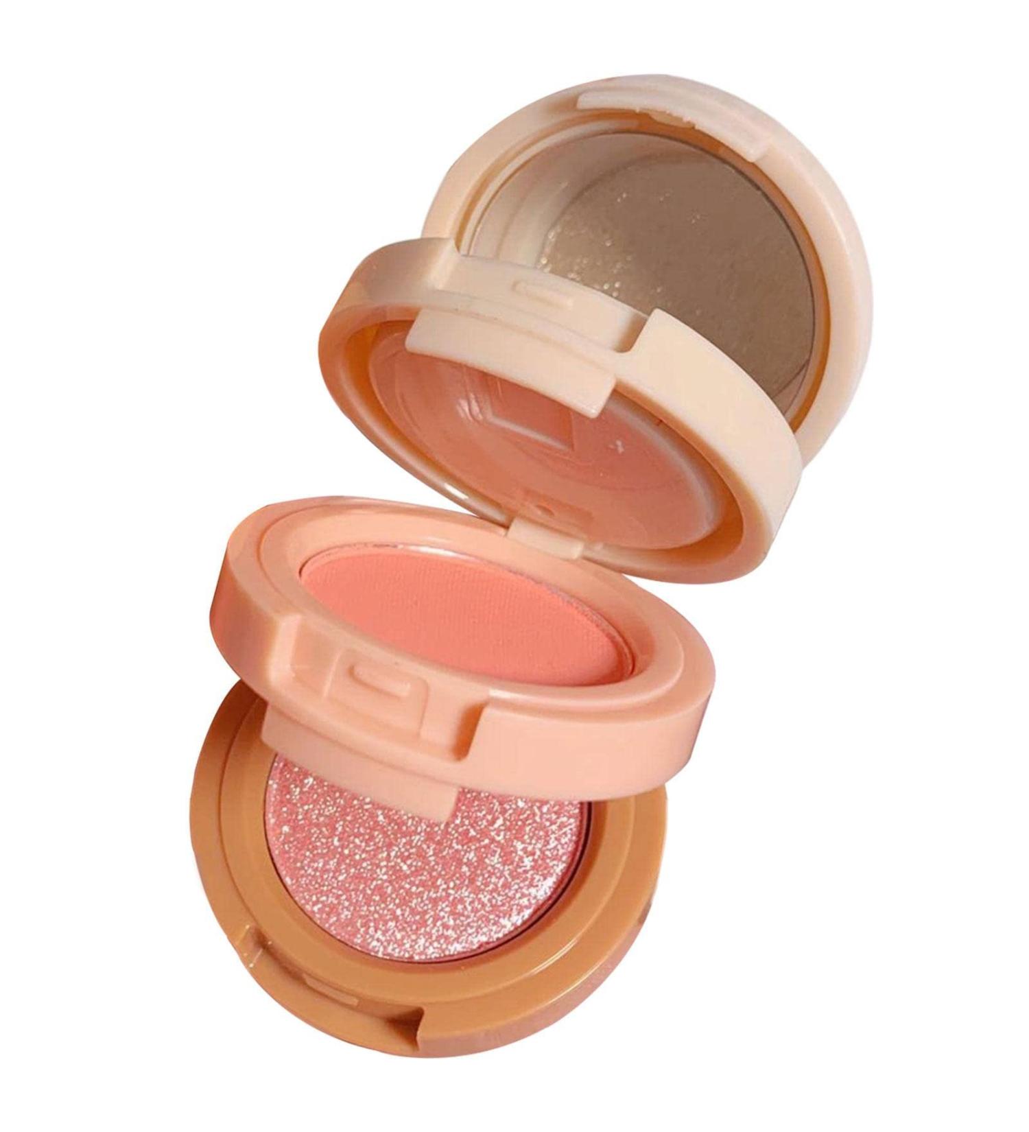 er Palette 3-Colored Powder | Multi-Layer Facial Pressed Powder Cheek Matte Mineral Blendable Long-Lasting All-Day Fanelod 1# Moonlight Mermaid - Buy Online on GoSupps.com