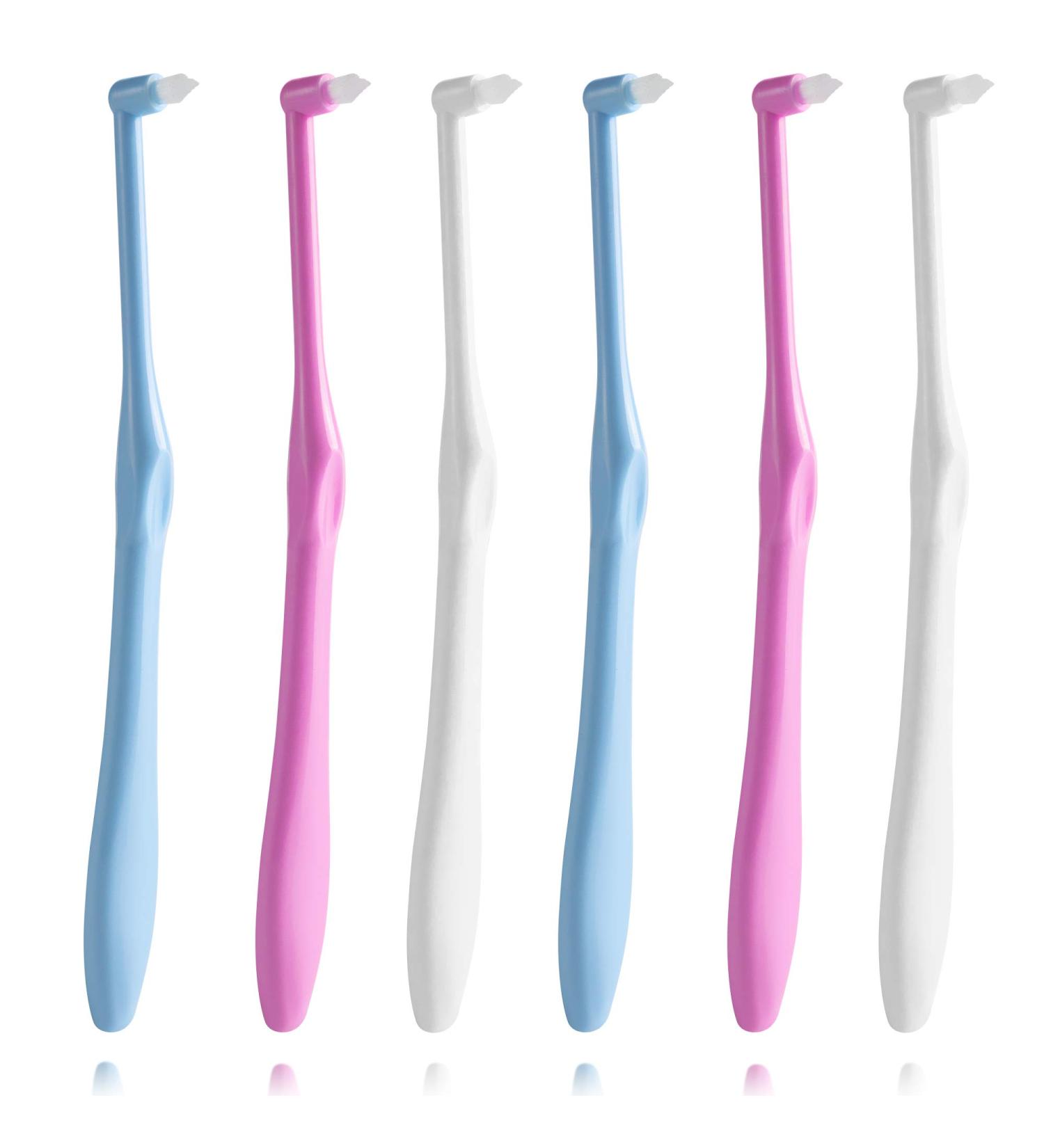LOVEWEE End-Tuft Tapered Trim Toothbrush - 6 PCS Interspace Brush for Braces & Bridges - Buy Online on GoSupps.com