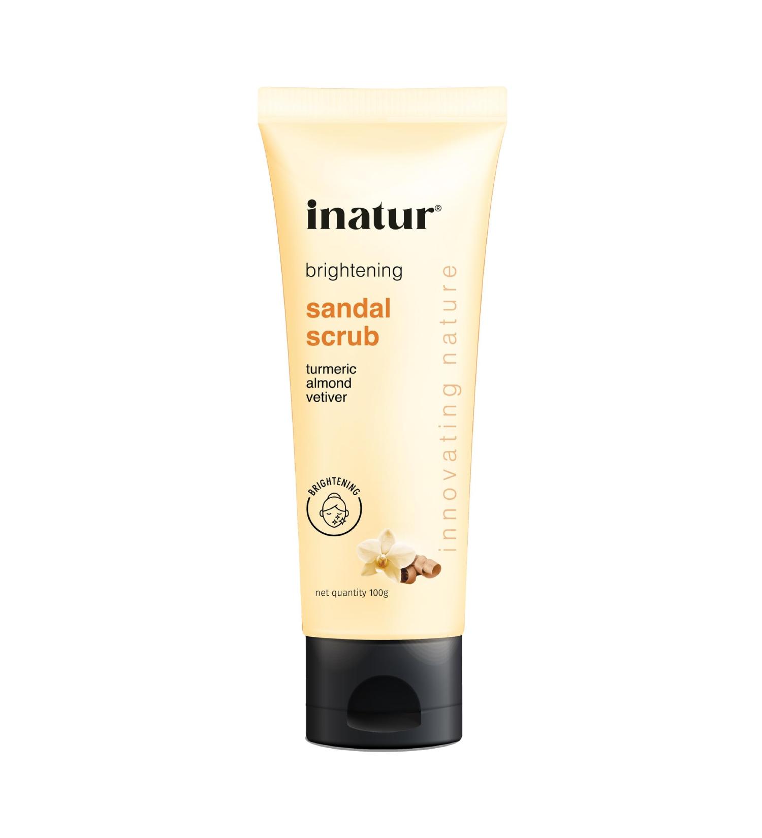 INATUR Herbals Sandal Fairness Body Scrub - Buy Online on GoSupps.com