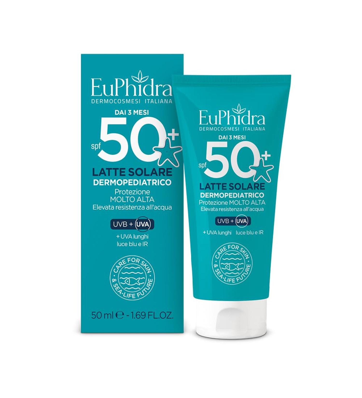 EUPHIDRA DERMOPEDIATRIC SUN MILK 50+ 50 ML