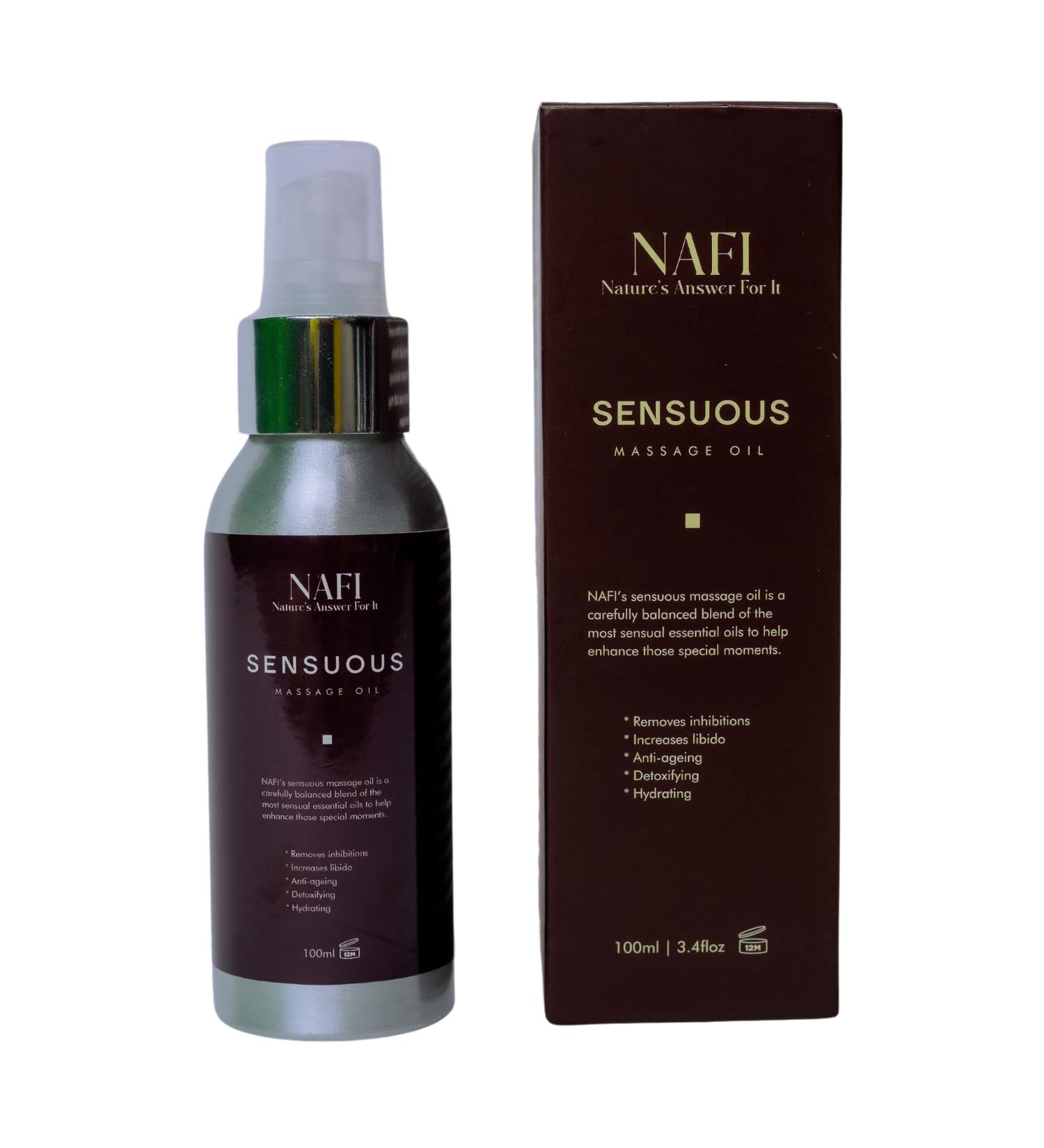 NAFI Sensuous Massage Oil 100ml