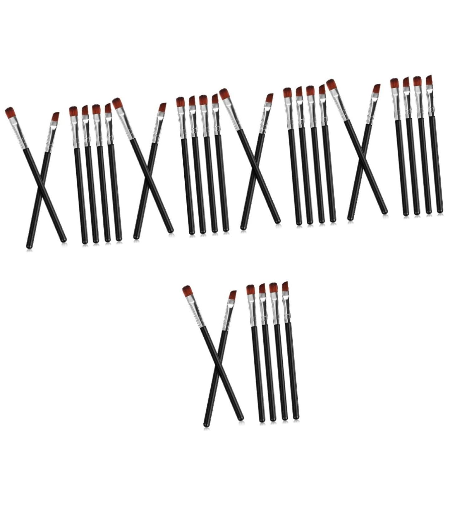 FRCOLOR 30 Pieces Eyebrow Brush Makeup Tools Cosmetic Supplies Makeup Brush Eyebrow Brush Eyelash Beauty Tool Brush Fine Angled Eyebrow Trimming Eyeliner Brush Lip Brush - Buy Online on GoSupps.com