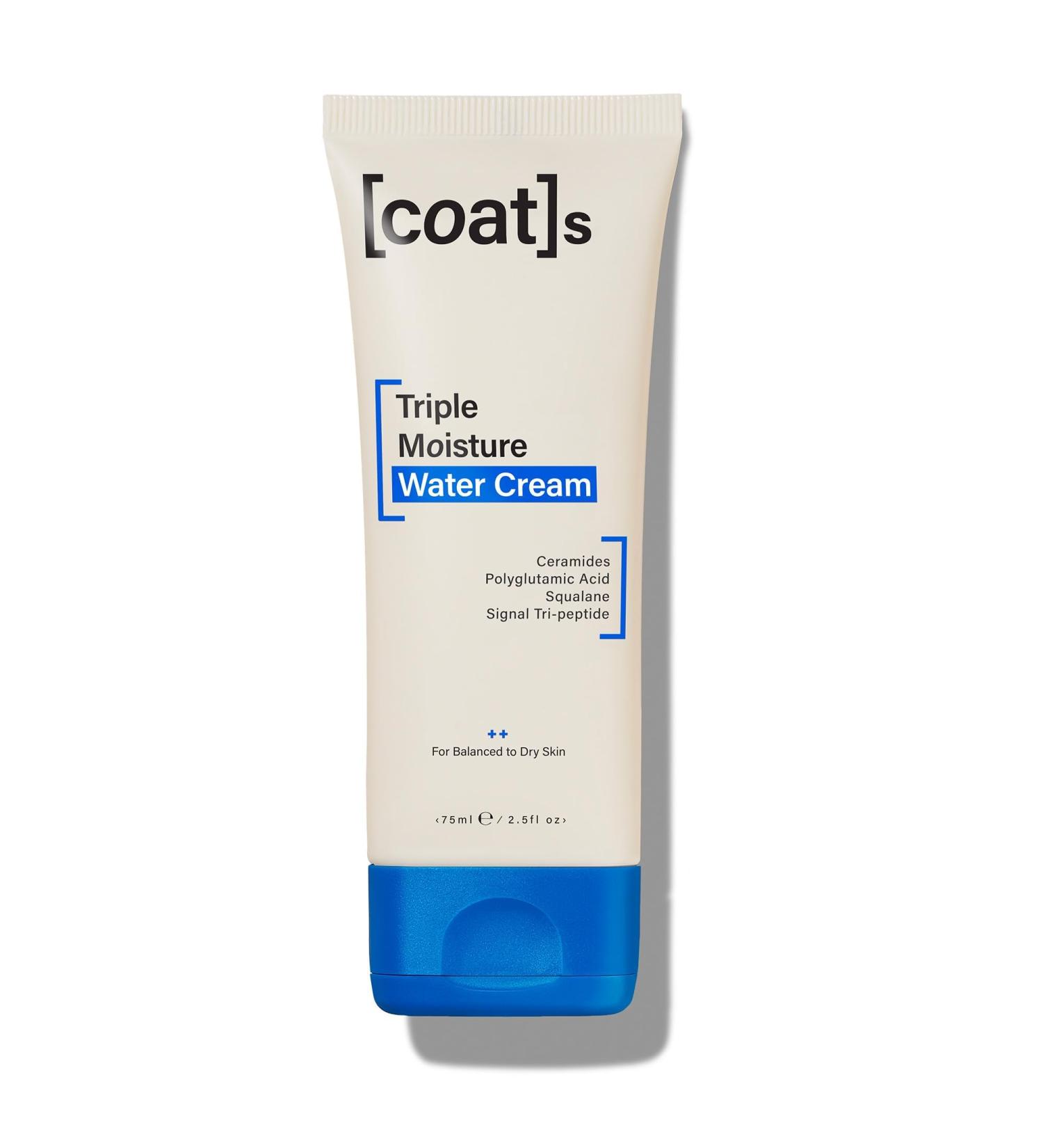 COATS Triple Moisture Water Cream Lightweight Oil-Free Face Moisturizer for Long-Lasting Hydration | Dermatologically Approved | 2.5 oz Shop Internationally - Buy Online on GoSupps.com