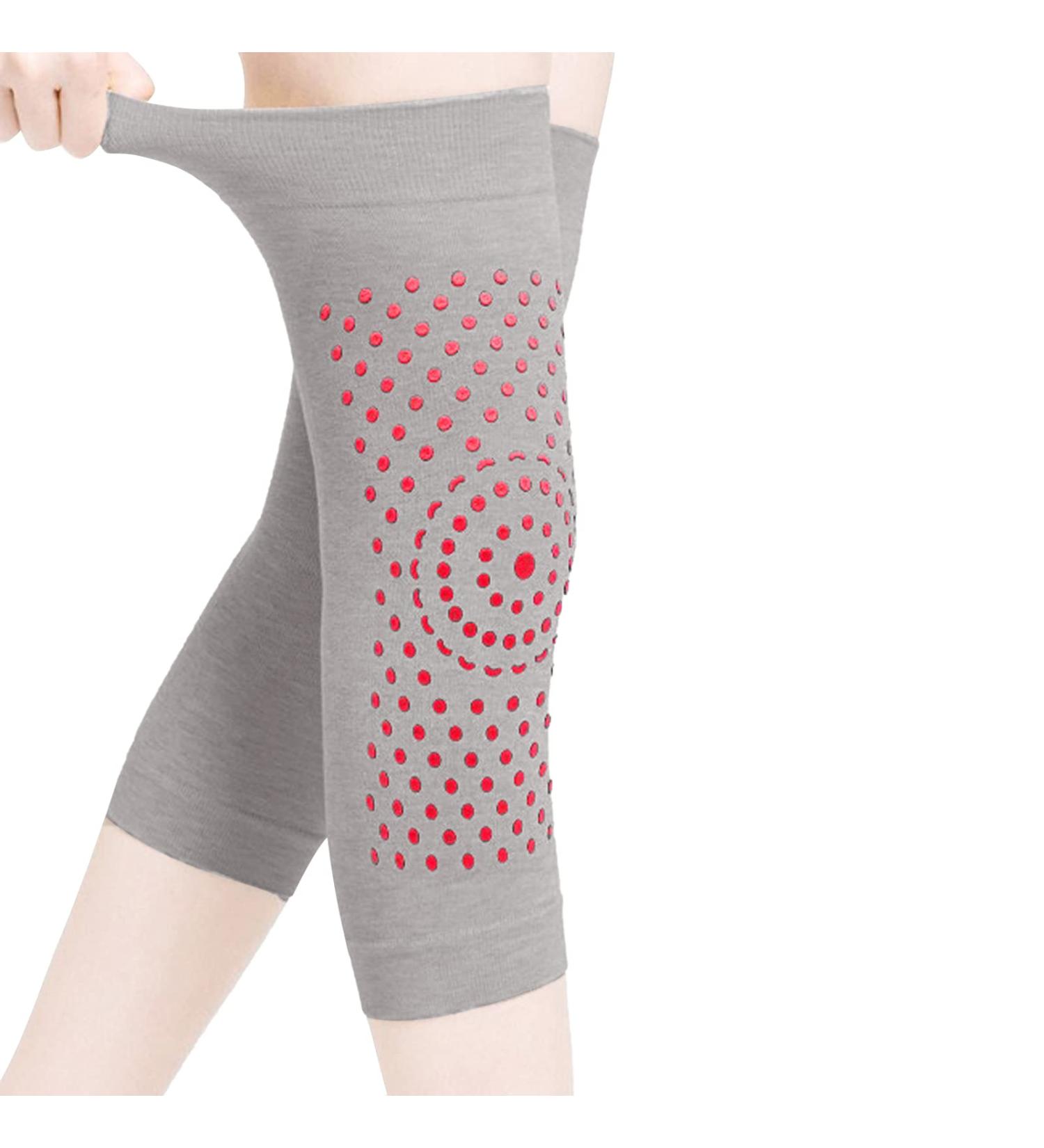 Self-Heating Knee Brace for Men & Women - Compression Sleeves & Legwarmers for Joint Pain Relief Arthritis & Tendonitis - Breathable & Stretchy Support - Buy Online on GoSupps.com
