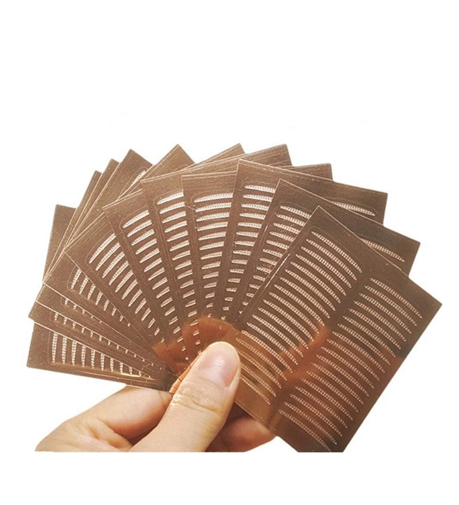 180 Pairs Double Eyelid Paste Invisible Self-Adhesive Double Eyelid Tape Paste Waterproof Double Eyelid Stickers Tape for Mono-Eyelids - Buy Online on GoSupps.com