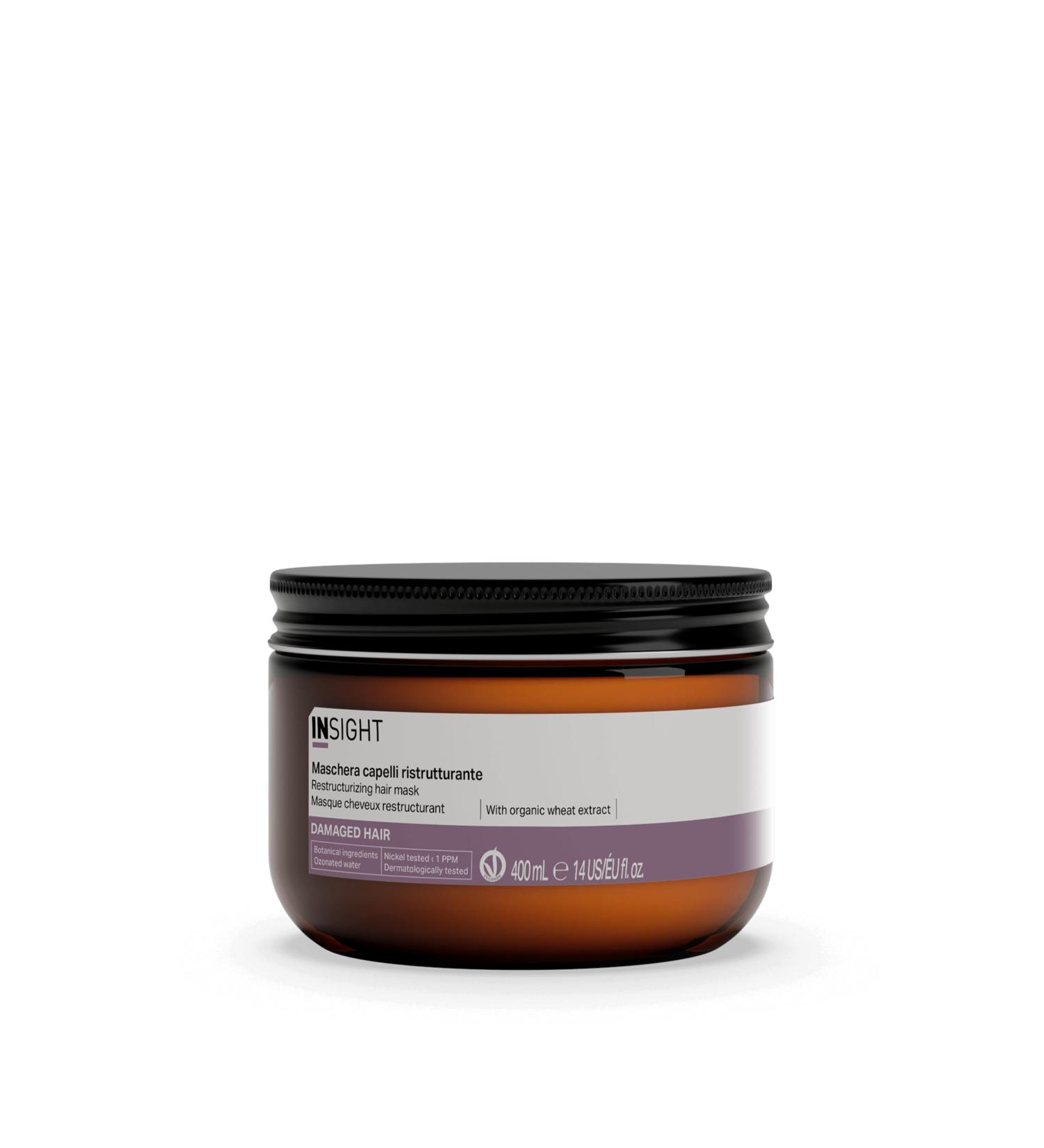 Insight Professional Insight Restructuring hair mask 400 ml for the revitalization of damaged and brittle hair - Buy Online on GoSupps.com