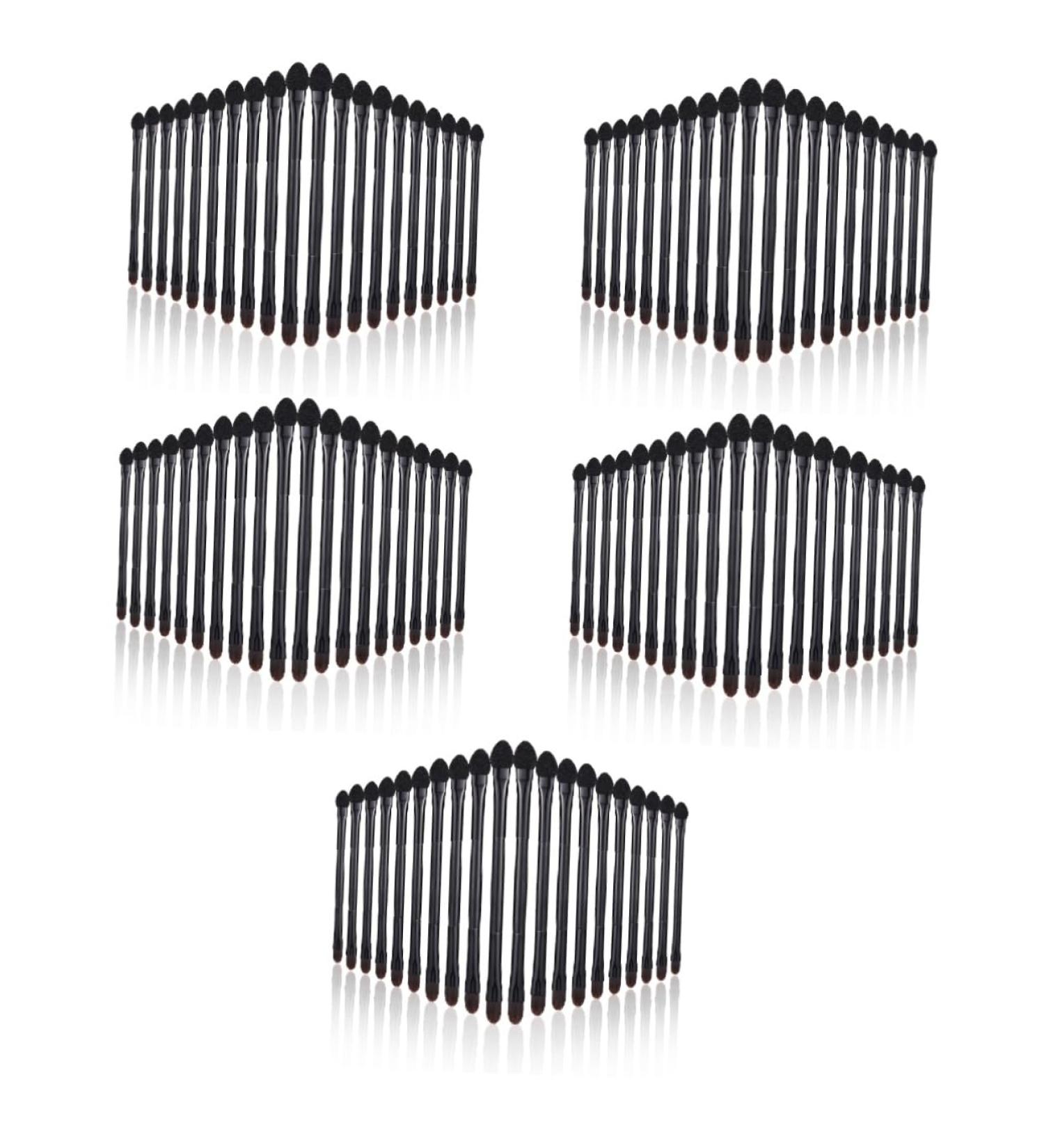 FOMIYES 100 Pcs Double Eye Shadow Makeup Eyeshadow Make up Sponges for Face Brush for Makeup Cosmetic Brush - Buy Online on GoSupps.com