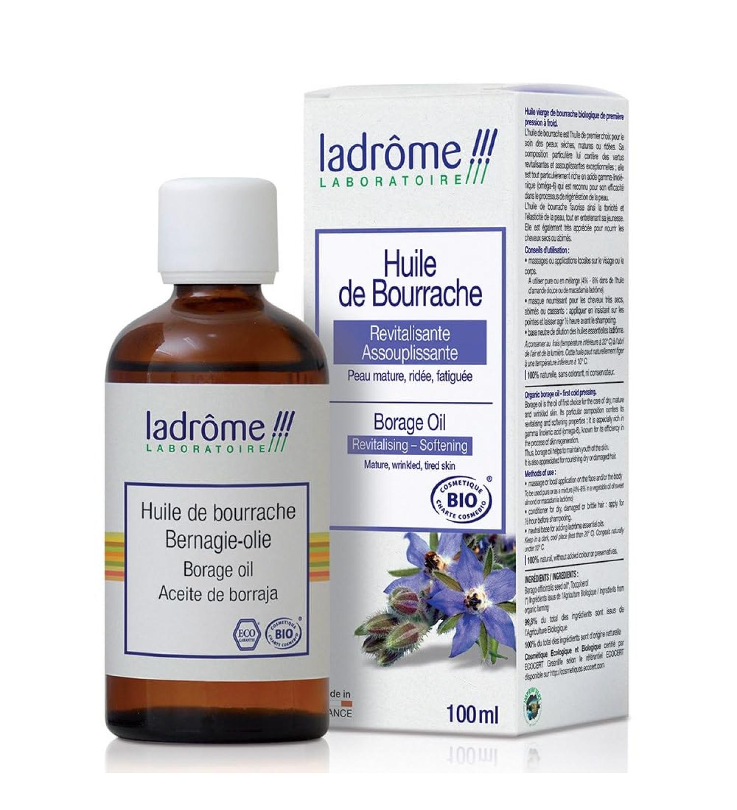 Ladrôme Organic Borage Vegetable Oil, 100 ml