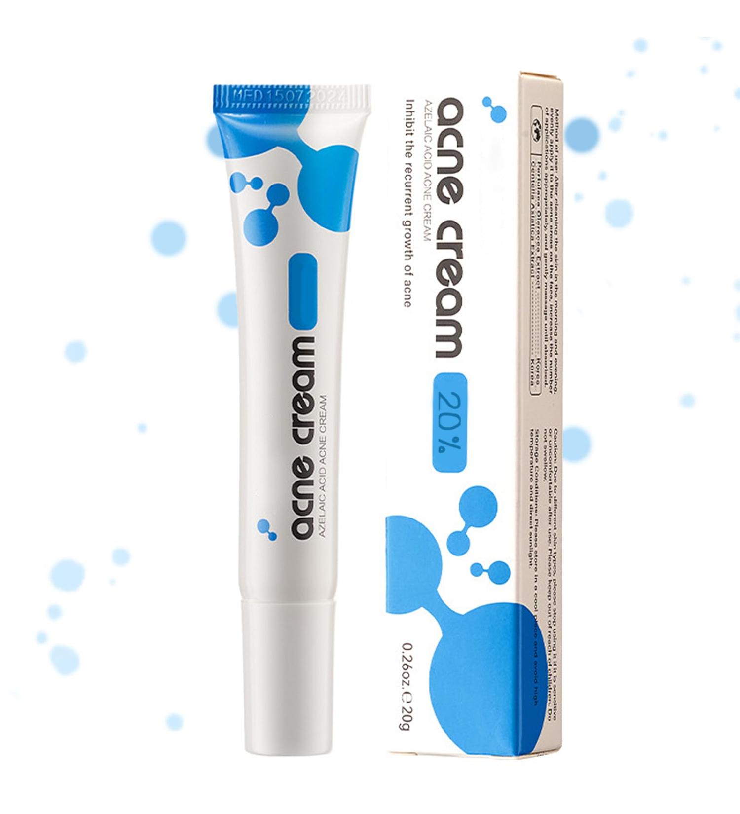 Azelaic Acid Acne Cream for Face Azelaic Acid With Hyaluronic Acids for Face Redness Smooth Anti Acne Breakouts Azelaic Acid Serum Balance Excess Oil & Soothing No Irritation - Buy Online on GoSupps.com