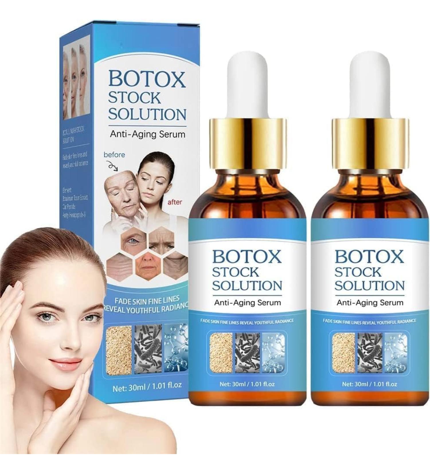  PHFTRCEW 2Pcs Botox Lux Anti Aging Jennifer Aniston Anti Aging SerumDark Spot Corrector Serumfor All Skin Types - Buy Online on GoSupps.com