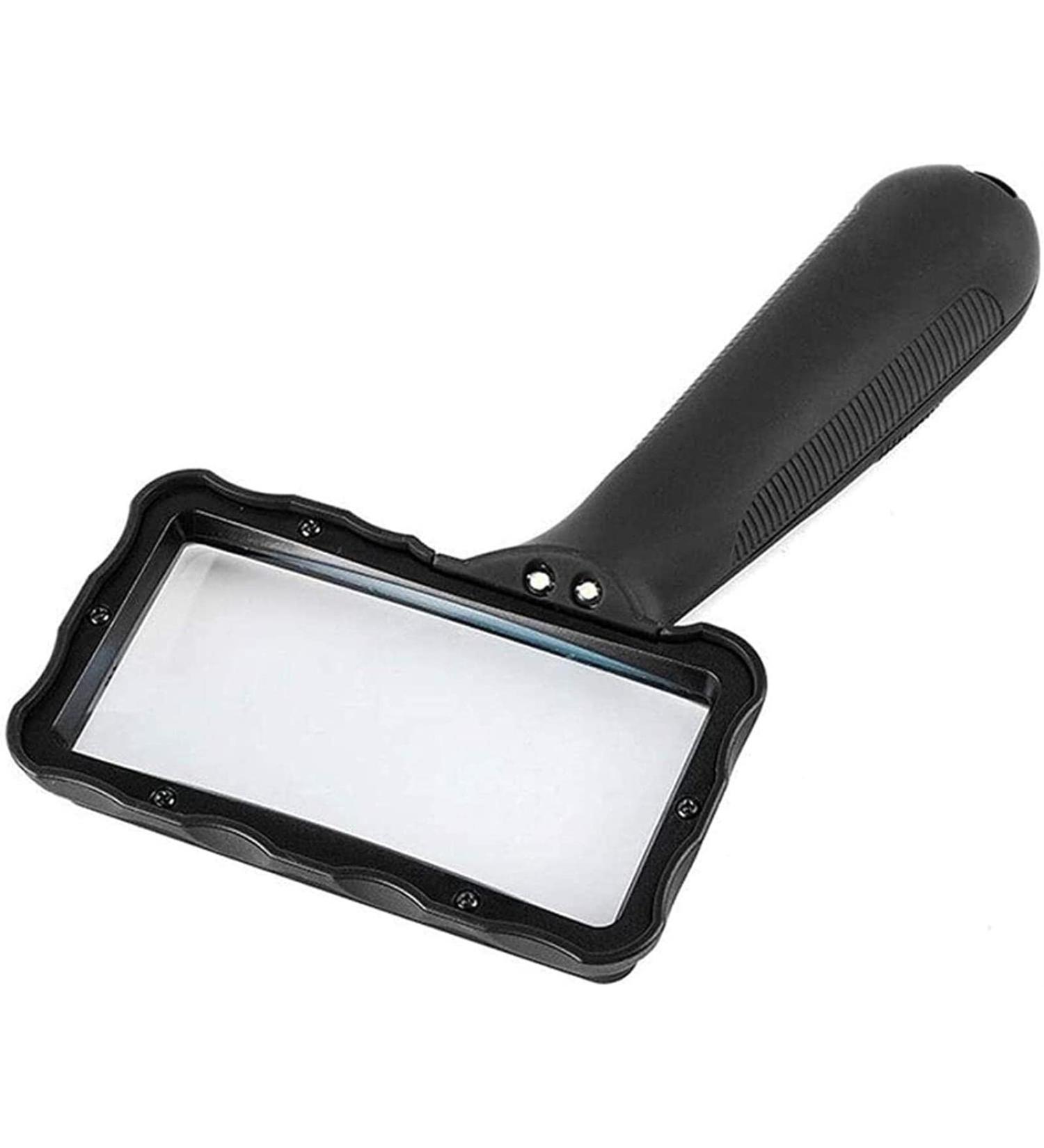 Professional Hd Oversized Led Handheld Magnifier with Light 10X Lens Oversized Reading Magnifier for Reading Books Newspapers Maps Coins s and Crafts Full of Stars - Buy Online on GoSupps.com