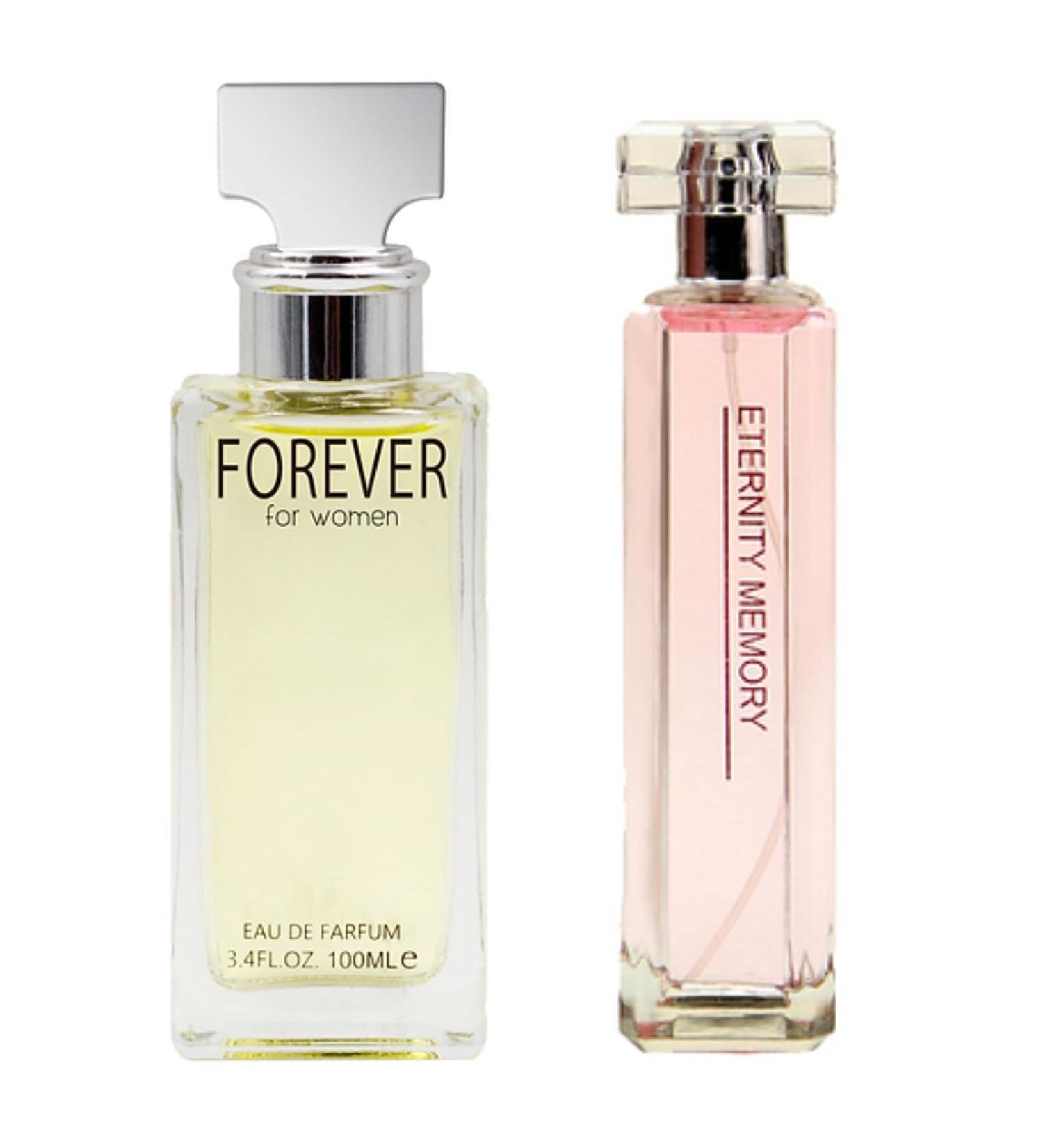 Forever and Eternity Parfum for Women combo set (Impression of Et-rnity and Et-rnity Moment) 3.4oz / 100ml Bottle each Eau De Parfum (Pack of 2) - Buy Online on GoSupps.com