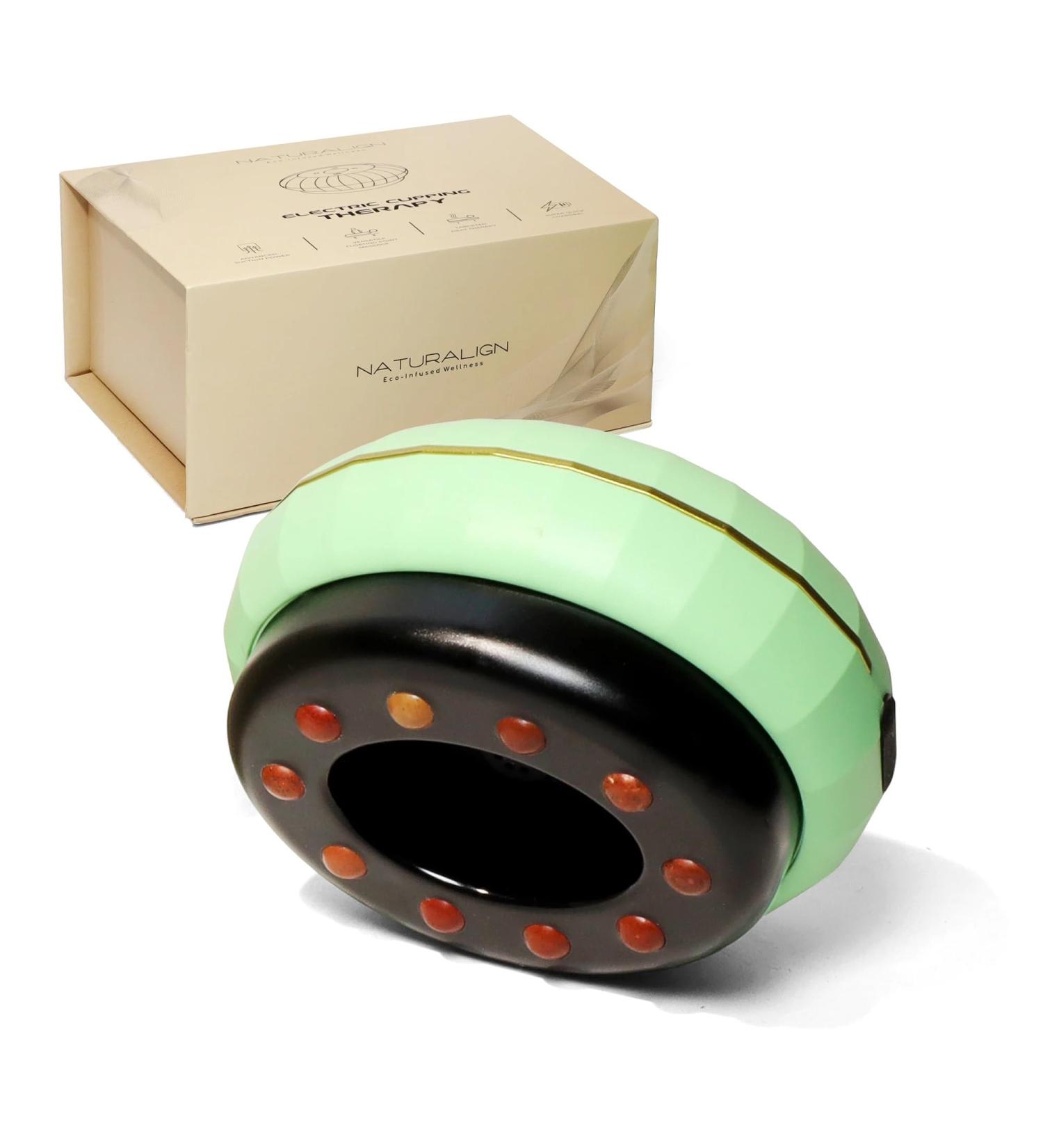 Naturalign Electrical Cupping Therapy Device | Intelligent Massager for Cellulite Reduction & Muscle Care | Red Light Heat Therapy & GUA SHA Treatment - Buy Online on GoSupps.com