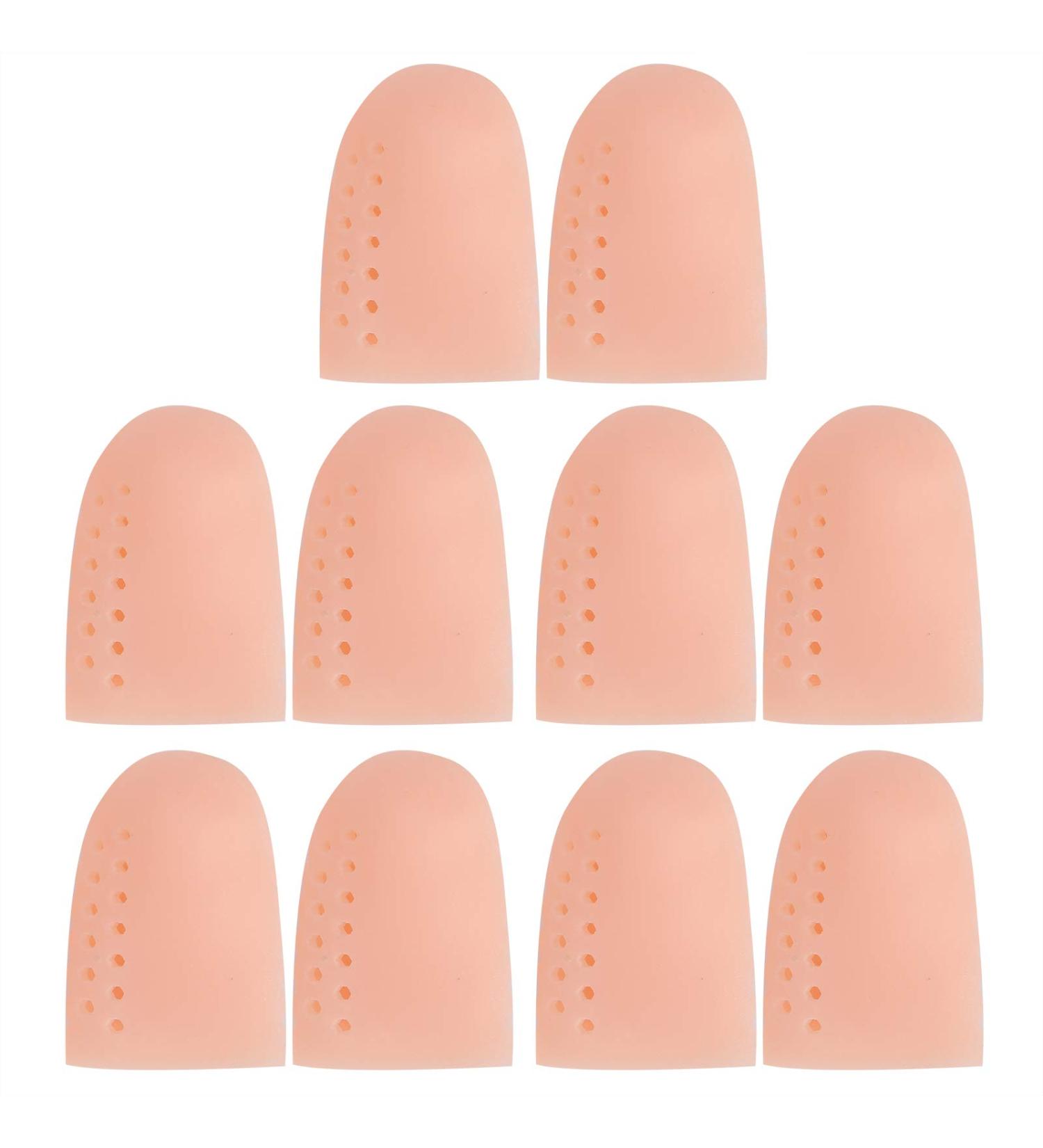 10 Pairs SEBS Big Toe Protector - Reusable Bunion Pads & Toe Separator (Light Skin Color) | International Shipping Available - Buy Online on GoSupps.com