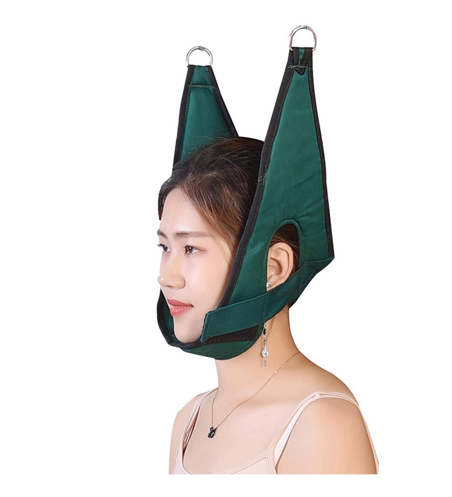 Ruixia Neck Traction Device - Breathable Over Door Cervical Belt for Pain Relief | Portable & Comfortable Neck Hammock - Buy Online on GoSupps.com