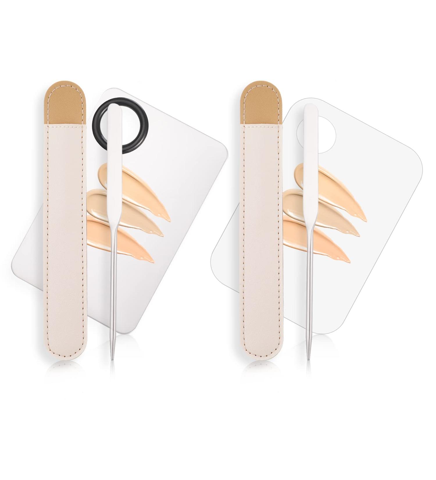 6Pcs Stainless Steel Makeup Spatula Set | Korean Foundation Palette with Applicator Tool for Professional Makeup Artists - Buy Online on GoSupps.com
