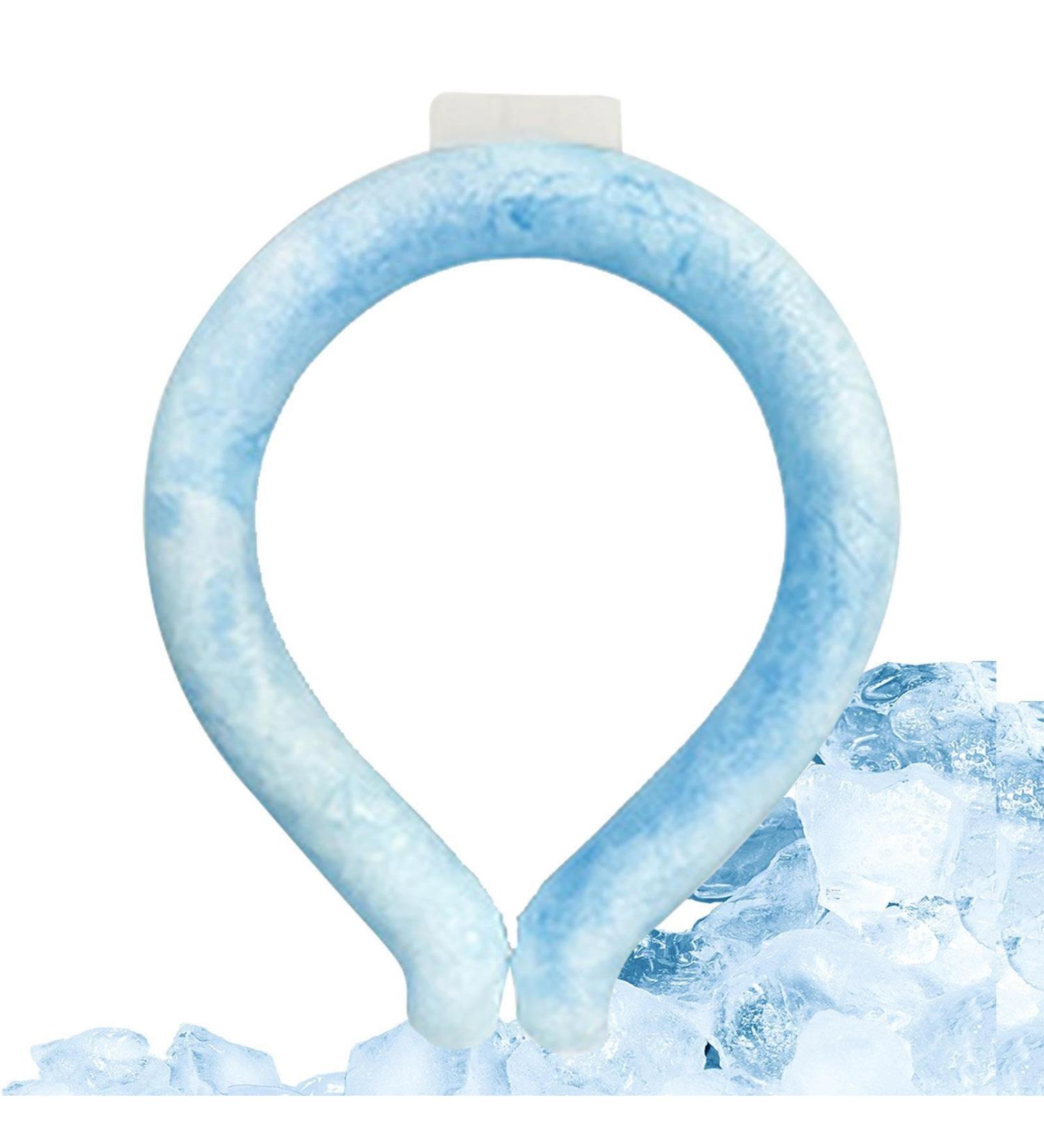 Cooling Device for Neck - Reusable Cooling Collar Wraps for Hot | Outdoor Essentials Wearable Cooling Wraps for Offices Concerts Home Gym Puchen Sea Salt Blue Below 18 Degrees - Buy Online on GoSupps.com