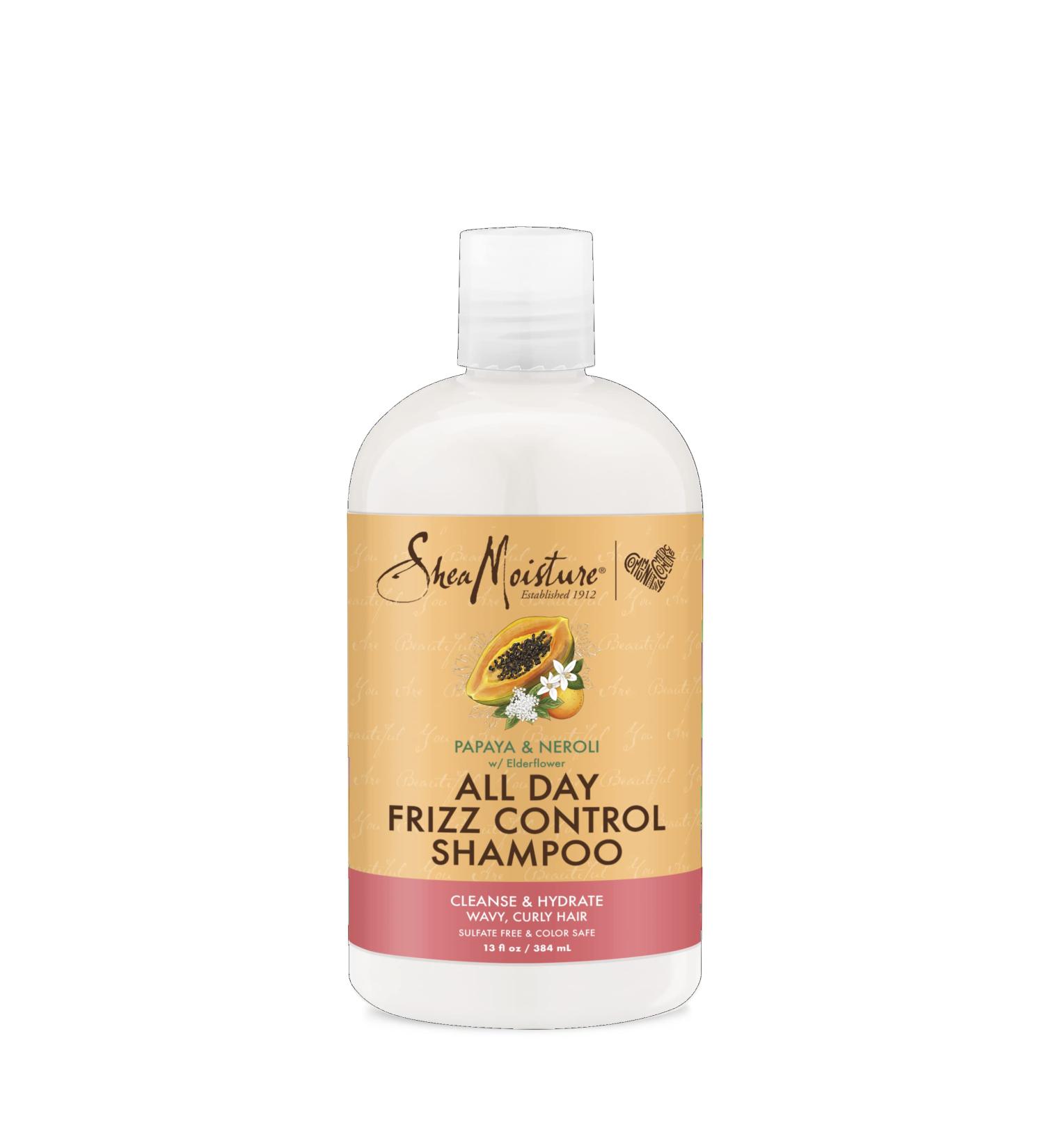 SheaMoisture Frizz Control Shampoo - Papaya & Neroli, 13 fl oz | Hydrating Hair Care - Buy Online on GoSupps.com