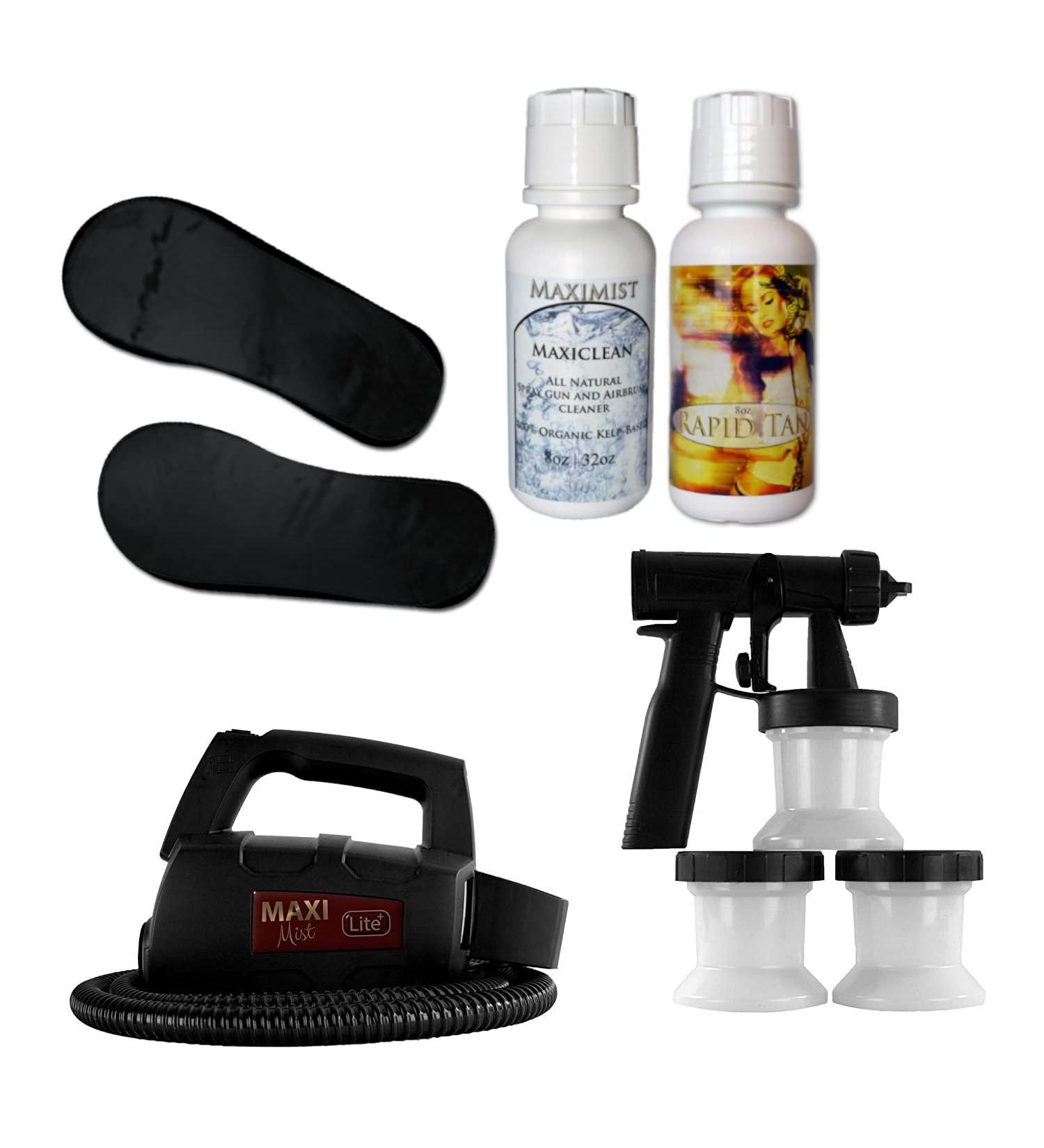 MaxiMist Lite Plus HVLP Spray Tanning System - Includes 50 Black Foot Protectors for International Shipping - Buy Online on GoSupps.com