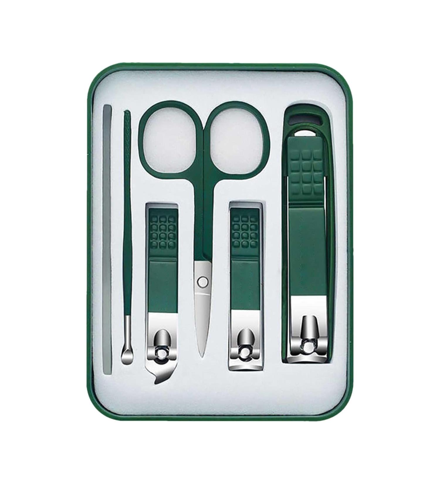 Fingernail Cutter Set Fingernail and Toenail Cutter Set | Stainless Steel Manicure Set | Nail Care Tools Grooming Kits with Storage Box Pedicure Tools for Men and Women - Buy Online on GoSupps.com