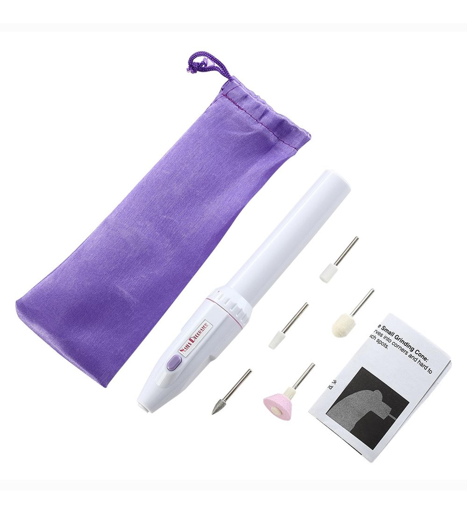 YWQ 5-in-1 Electric Manicure Set with Callus Remover and Nail Buffer - Personal Grooming Kit for Manicure and Pedicure - Buy Online on GoSupps.com