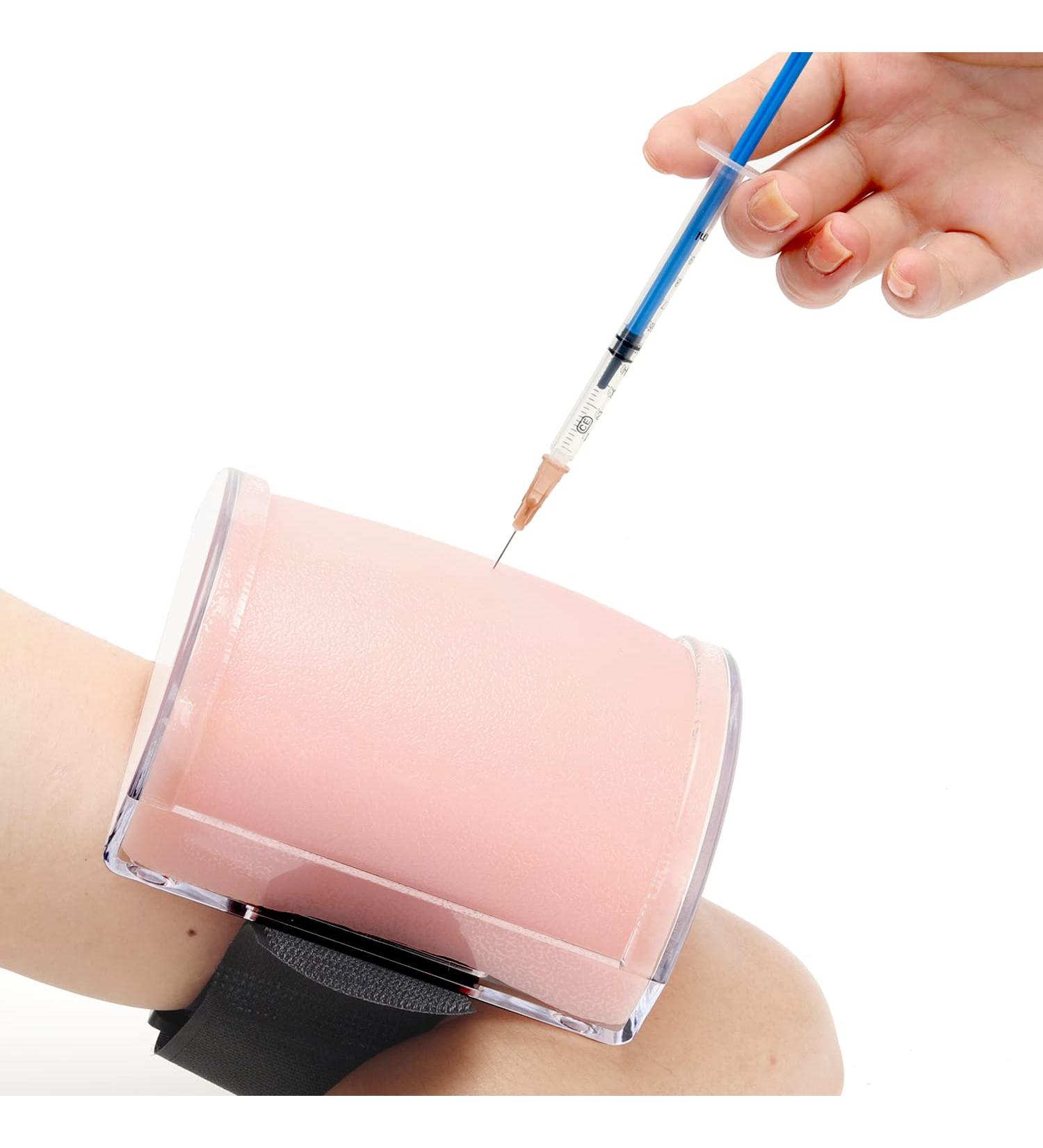 MIIRR Intramuscular Injection Training Pad - Simulated Human Skin for IM, ID, and SQ Injections - Medical Education Tool - Buy Online on GoSupps.com