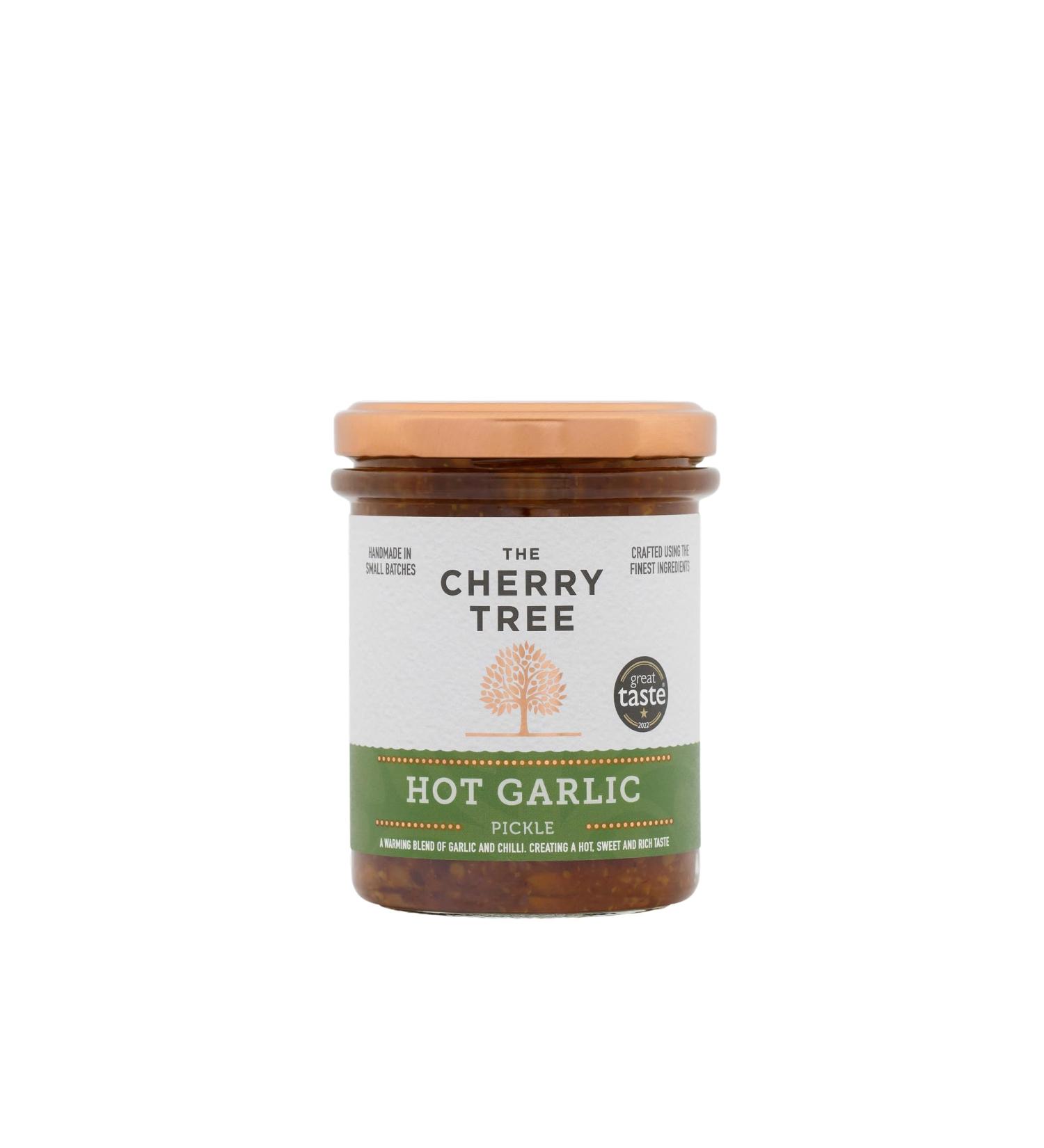 The Cherry Tree - Hot Garlic Pickle 210g Hot Garlic Pickle Single Pack