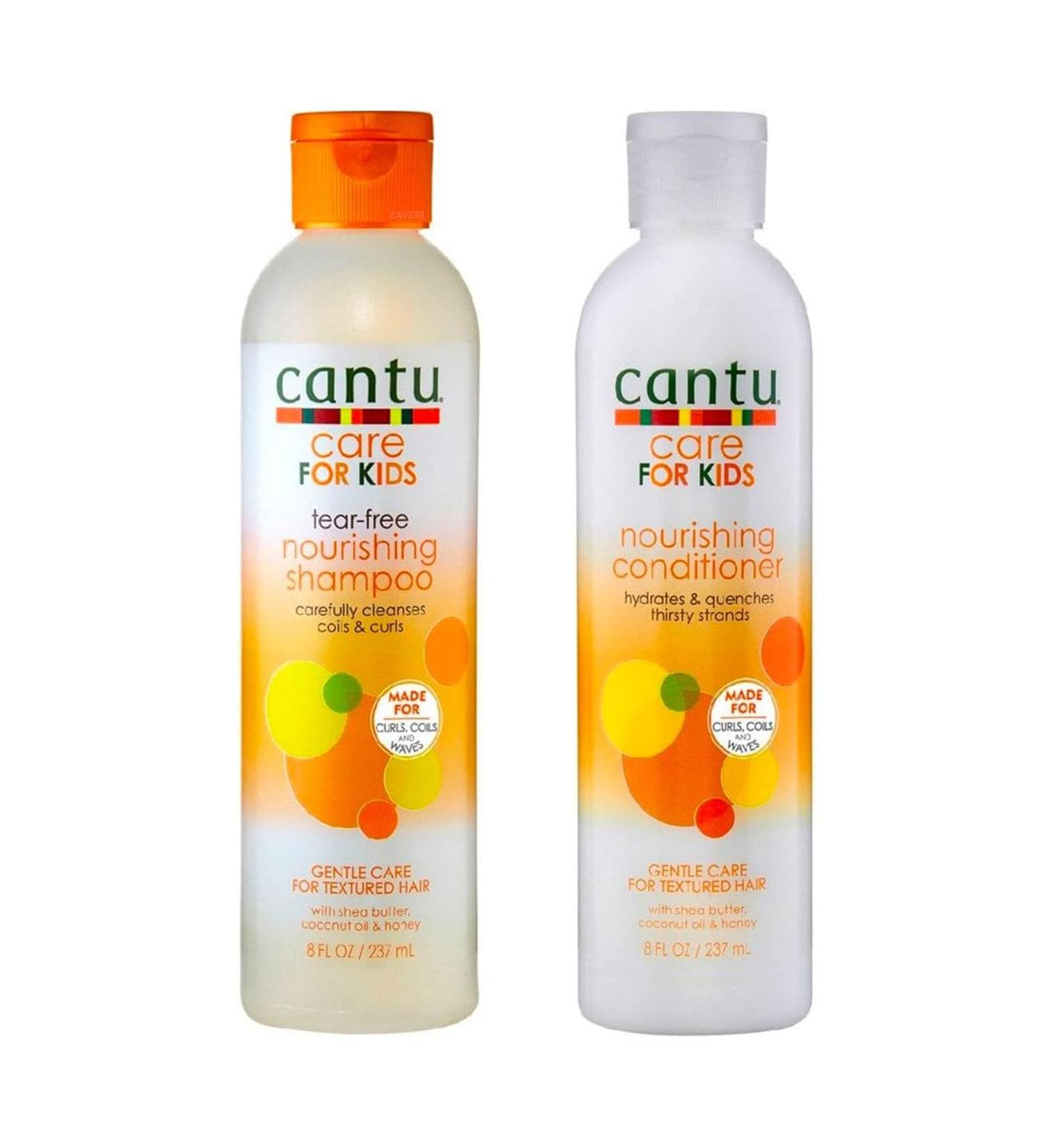 Cantu Care for Kids Nourishing Shampoo & Conditioner Duo 237ml - Gentle Formula for Kids' Hair - Buy Online on GoSupps.com