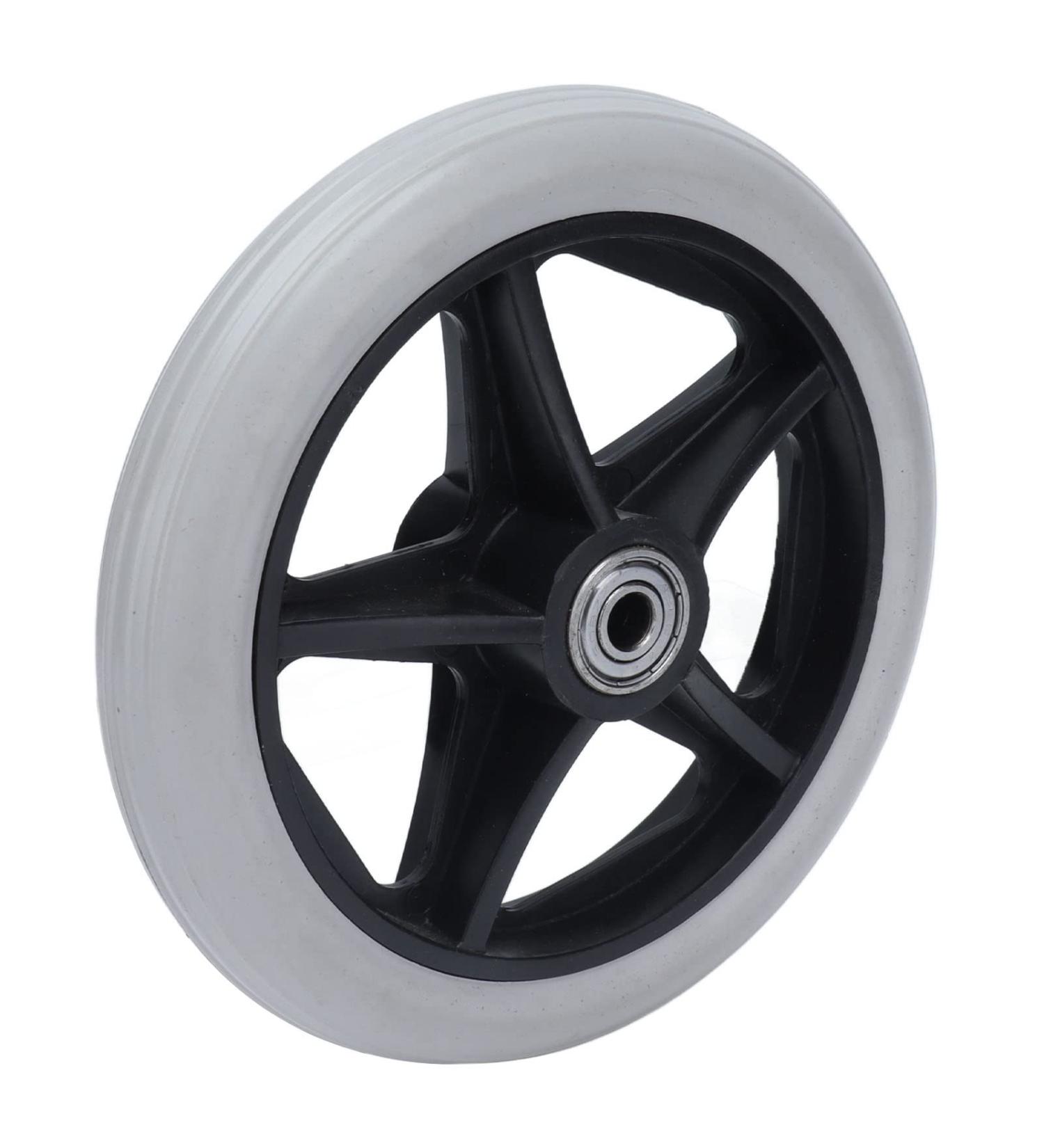 Solid Wheel Replacement Wheelchair Wheels Non Slip for Rollators for Walkers - Buy Online on GoSupps.com