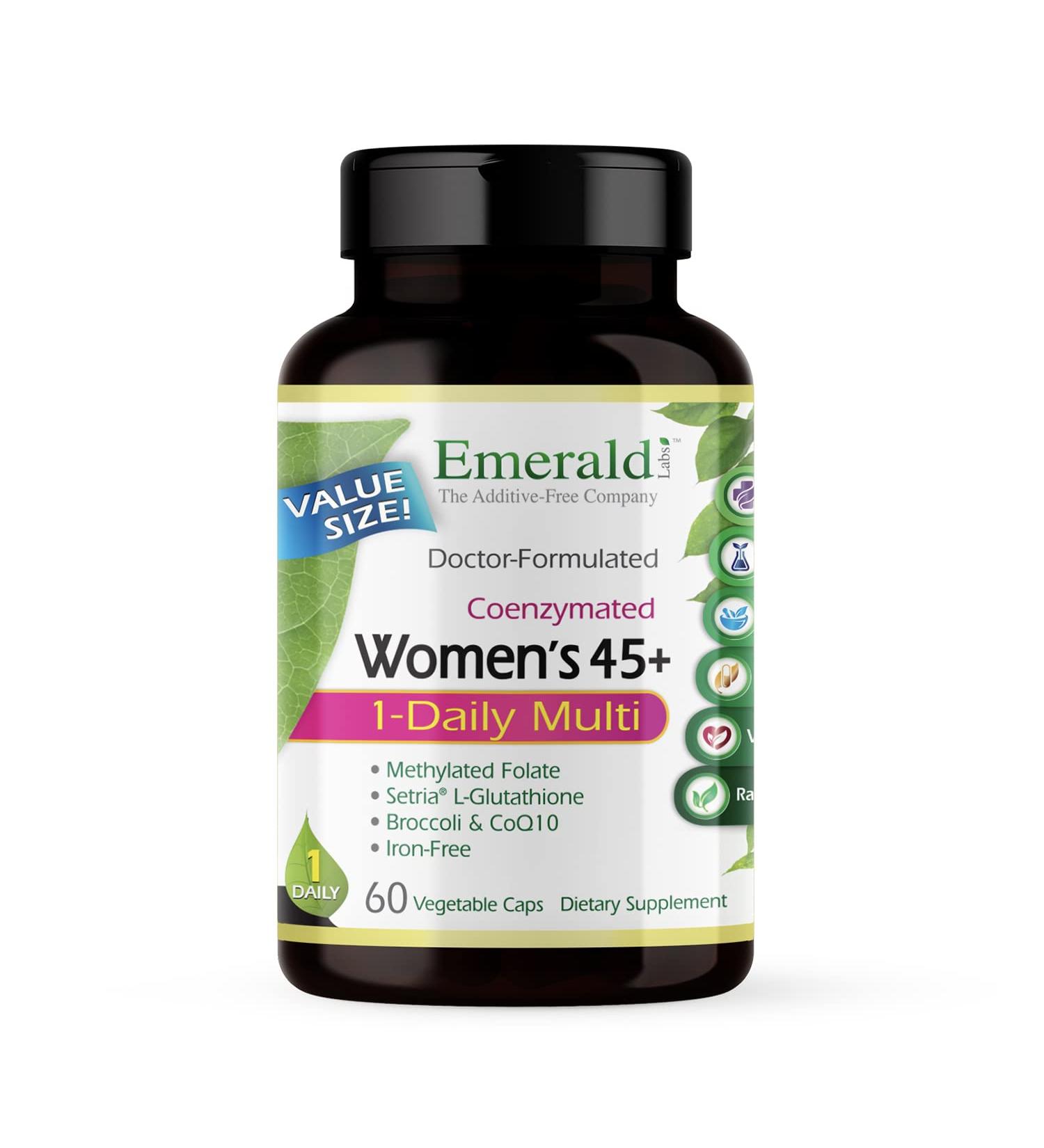 Emerald Laboratories Women's 45+ Multi - Coenzymated 60 Veg Caps | Daily Nutrient Support - Buy Online on GoSupps.com