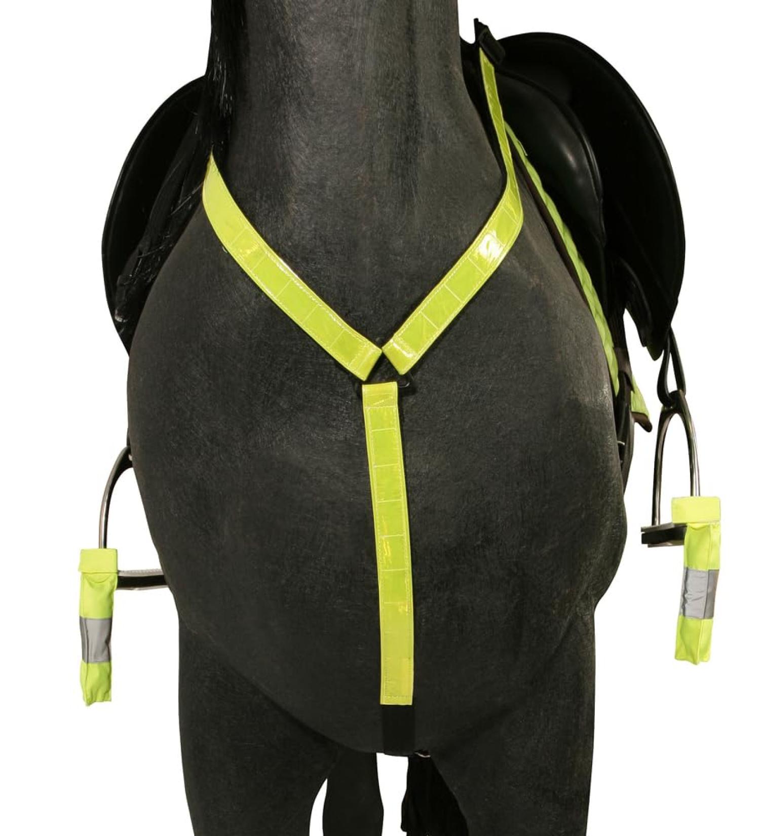 PFIFF 101751 Reflective breastplate reflective breastplate safety breastplate reflector yellow full