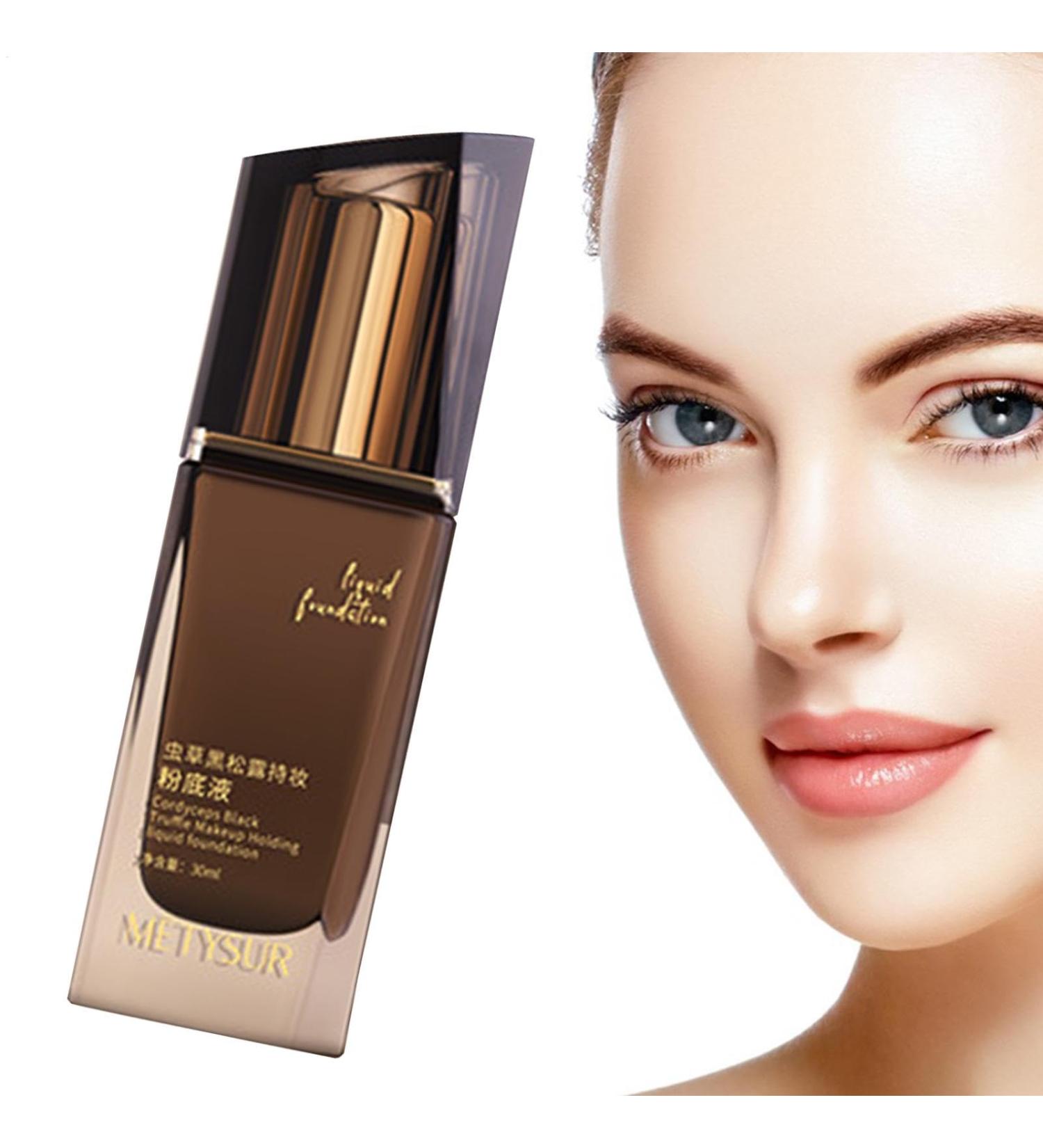 Liquid foundation makeup long-lasting foundation - Waterproof liquid foundation makeup | 30ml girls' cosmetics for travel daily life dates gatherings - Buy Online on GoSupps.com