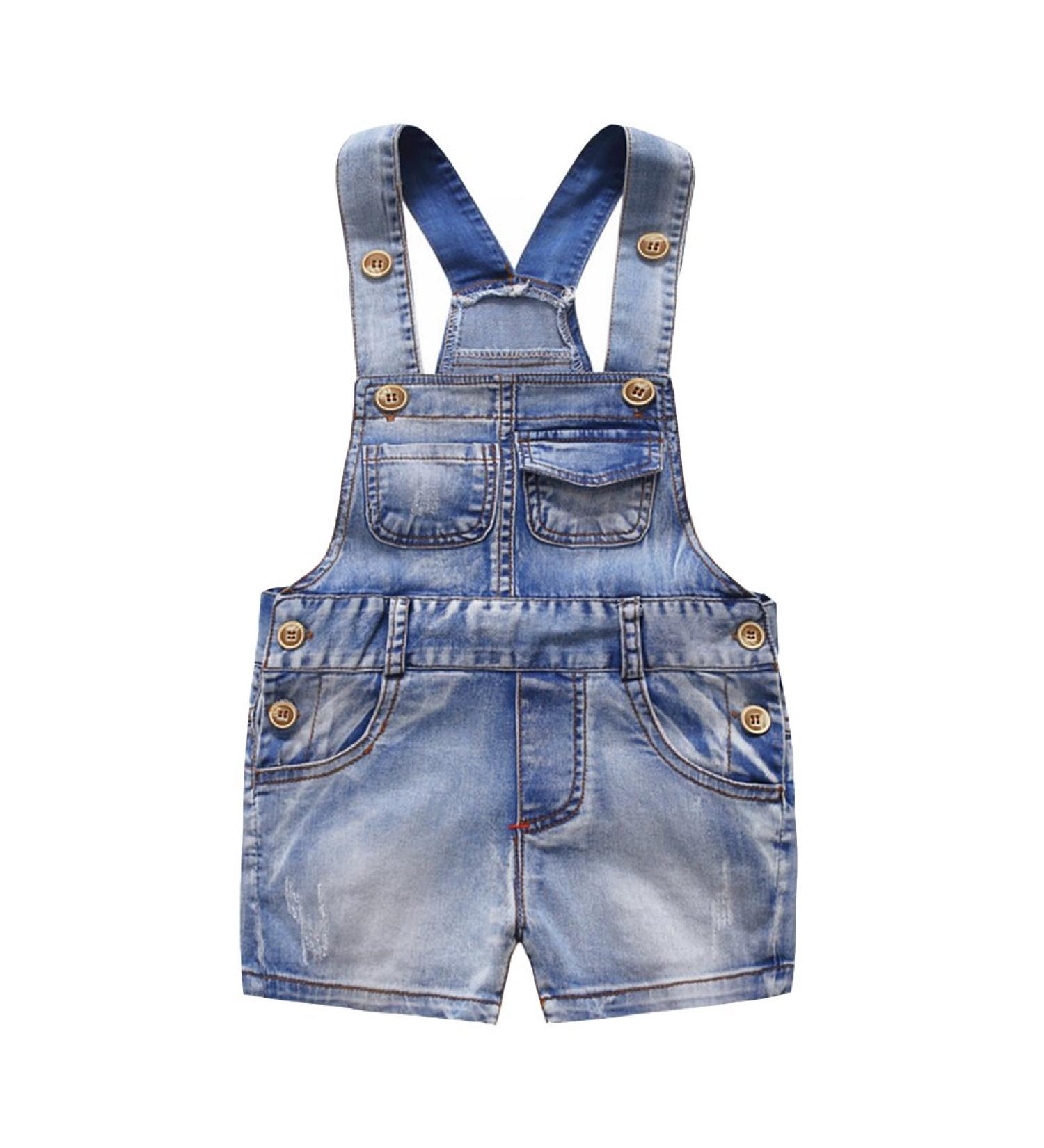 KIDSCOOL SPACE Baby Denim Shortall 6-12 Months Blue-1964 - Buy Online on GoSupps.com