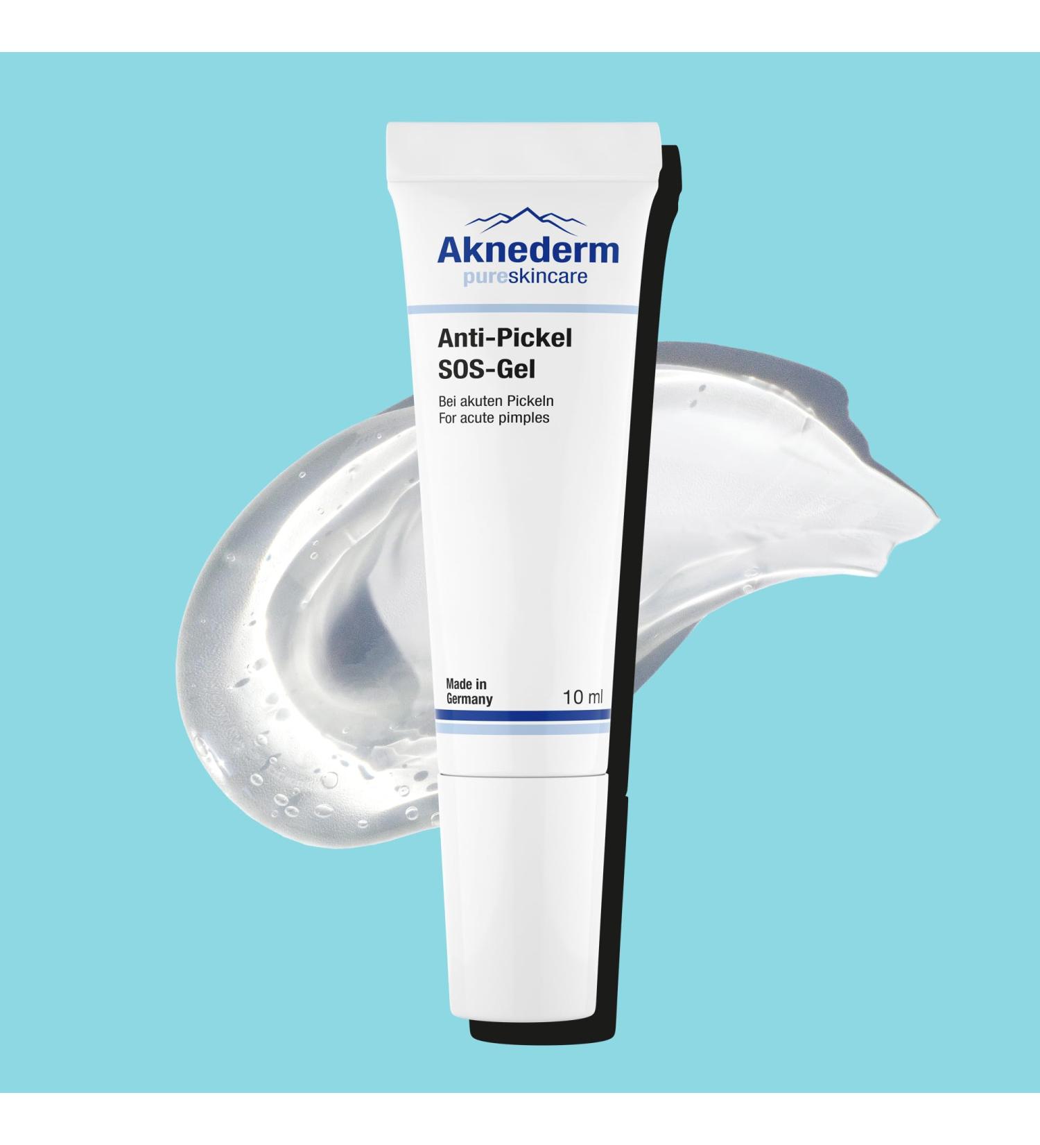 AKNEDERM Anti-Pimples Gel 10ml | Salicylic Acid Spot Treatment | Oil-Free Acne Treatment - Buy Online on GoSupps.com
