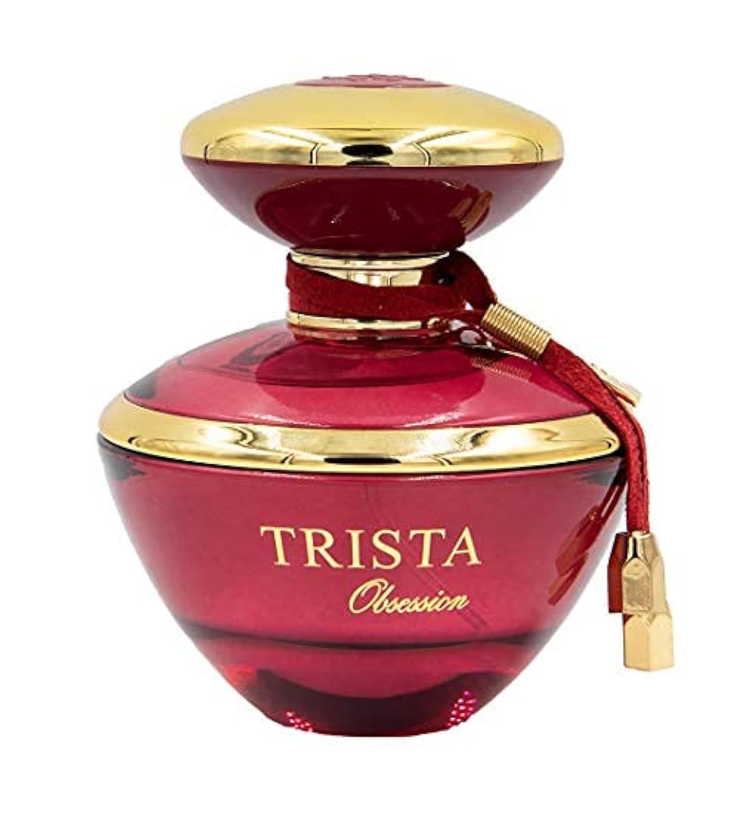 Dumont TRISTA OBSESSION POUR FEMME - Eau De Parfum - 3.4oz - Luxury Perfume for Women & Girls - Floral Fruity Musk & Feminine Fragrance -Long Lasting Cologne Mist & Body Spray - for Her - Buy Online on GoSupps.com