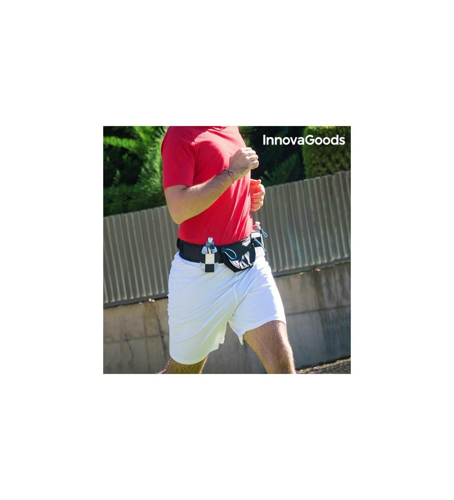InnovaGoods IG115281 Hydration Belt - Unisex Adult Black - One Size | Best for Running & Fitness | International Shipping Available - Buy Online on GoSupps.com