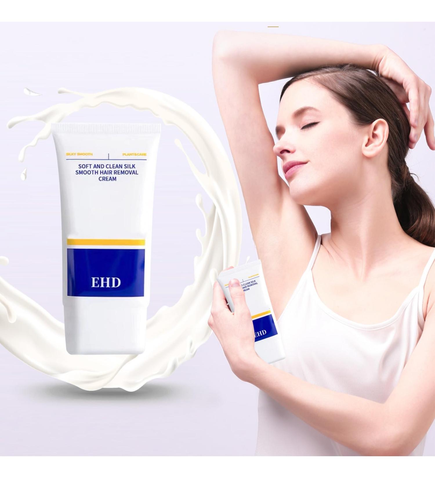 EHD Hair Removal Cream Ehd Intimate Hair Removal Cream Hair Removal Cream For Women & Men Painless Hair Remover Cream Depilatory Cream For Sensitive Skin Face Legs Private Part (1pc) - Buy Online on GoSupps.com