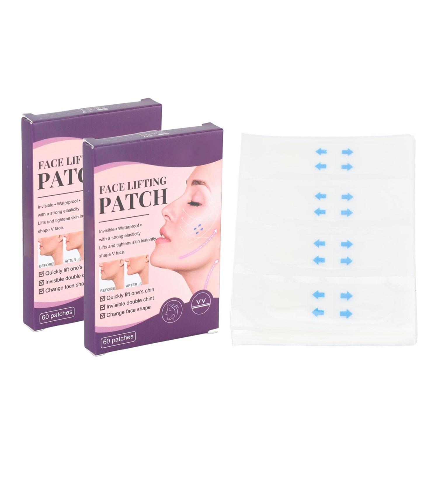 Facial Lifting Tape Reduce Double Chin Wrinkle Removal V Shape Instant Face Lifting Sticker for Firming and Rejuvenating Skincare Needs - Buy Online on GoSupps.com