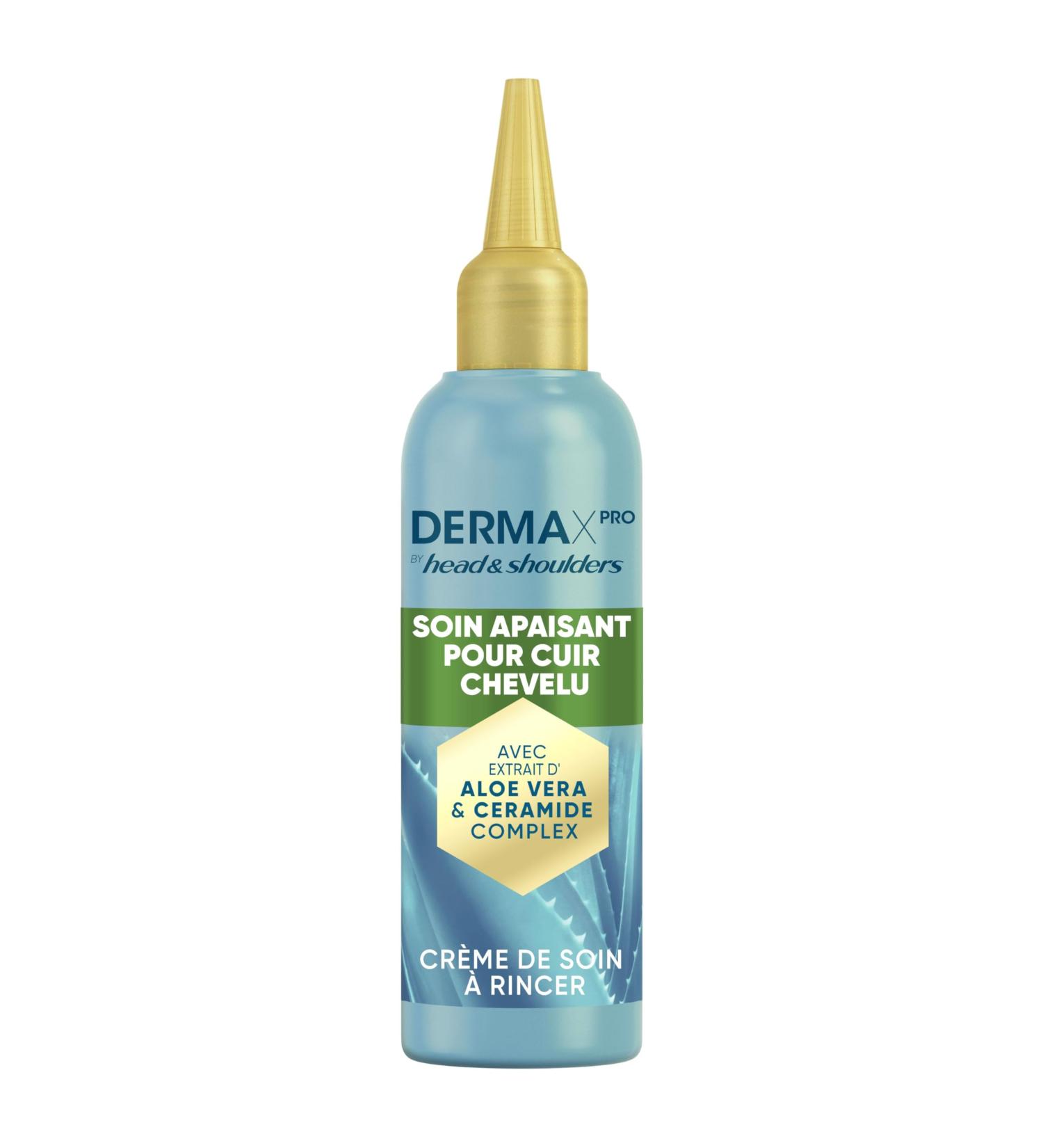 Head & Shoulders DermaXPro Soin Apaisant 145ml avec Extrait d Aloe Vera et Complexe de C ramides Apaise Instantan ment les Cuirs Chevelus et Qui D mange et Booste l Hydratation 145 ml (Lot de 1) - Buy Online on GoSupps.com