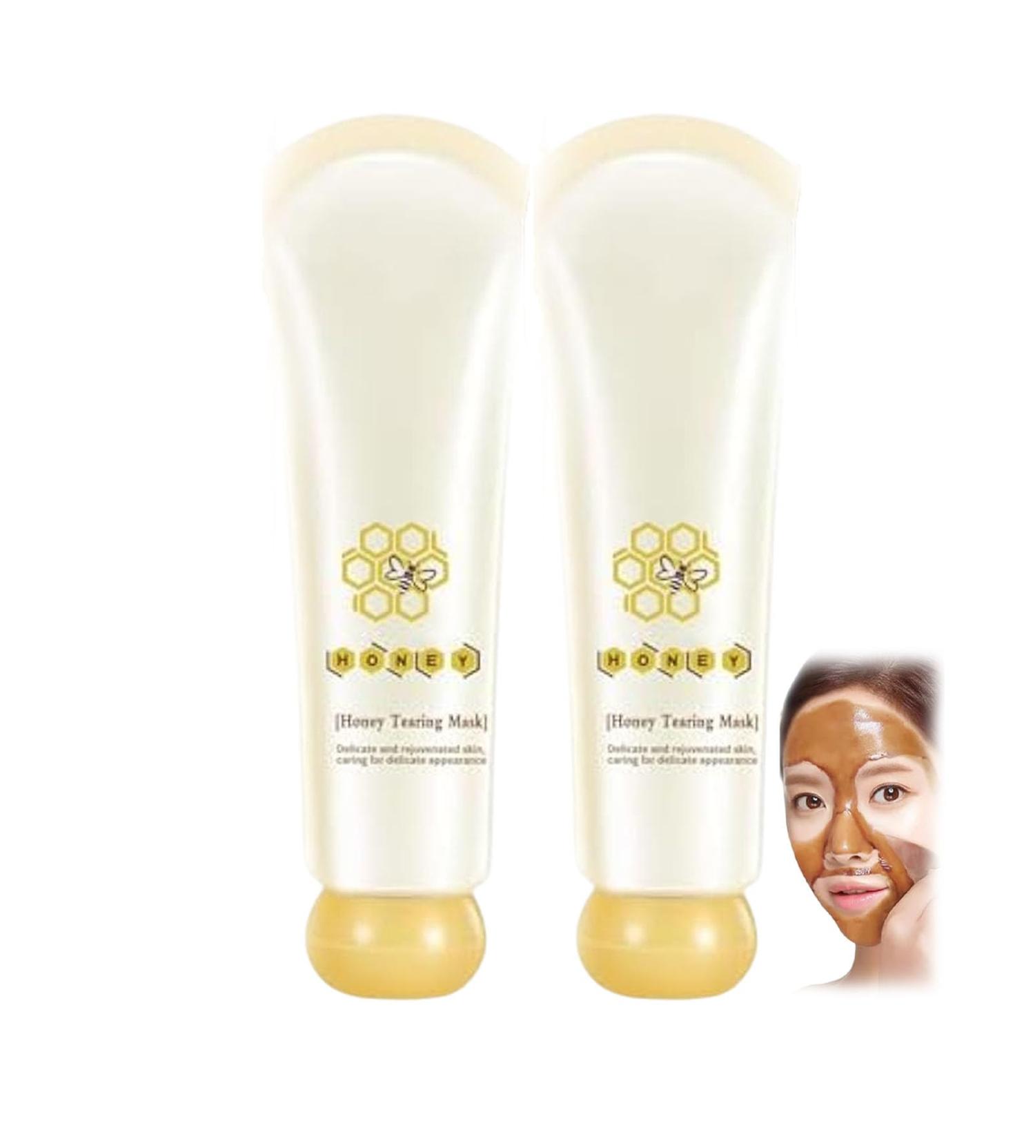  JIAOY HoneyTearing Mask Peel Mask Dead Skin Clean Pores Shrinking Oil Control Blackhead Remover HoneyTearing Peel Masks Off Dead Skin Clean Pores (2PCS) - Buy Online on GoSupps.com